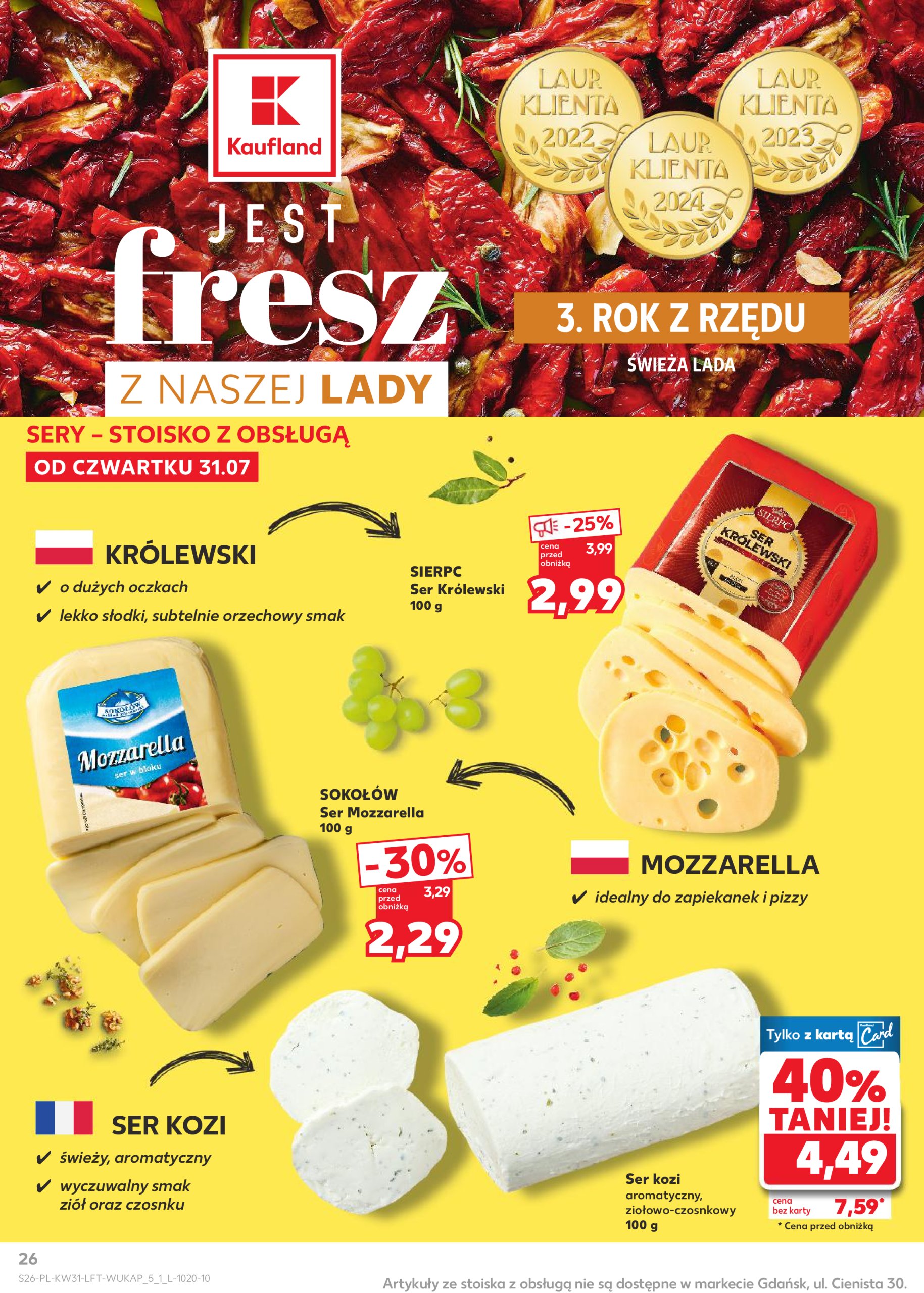kaufland - Gazetka Kaufland ważna od 31.07. - 06.08. - page: 26 kaufland - Gazetka Kaufland ważna od 31.07. - 06.08. - page: 26