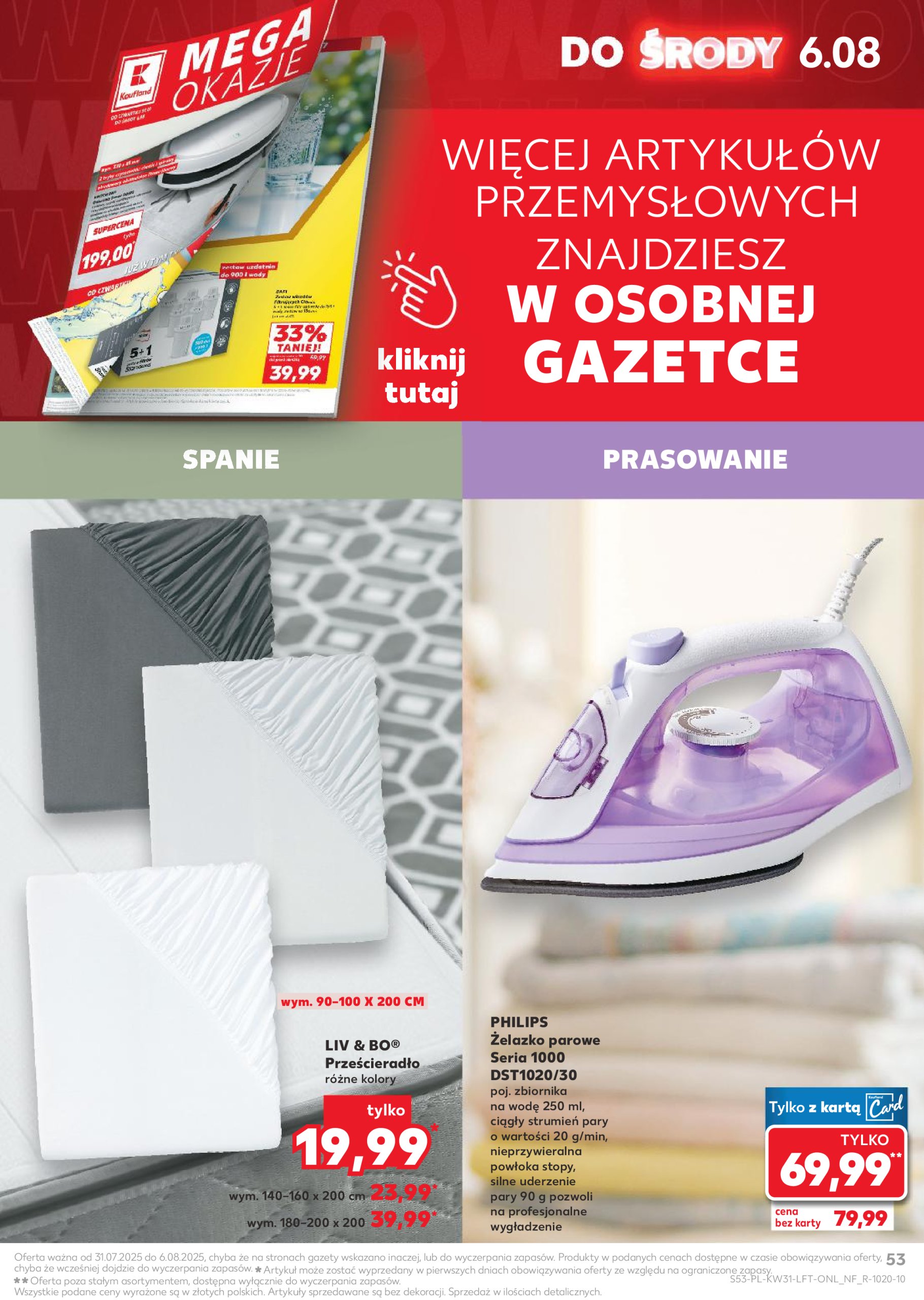 kaufland - Gazetka Kaufland ważna od 31.07. - 06.08. - page: 53 kaufland - Gazetka Kaufland ważna od 31.07. - 06.08. - page: 53
