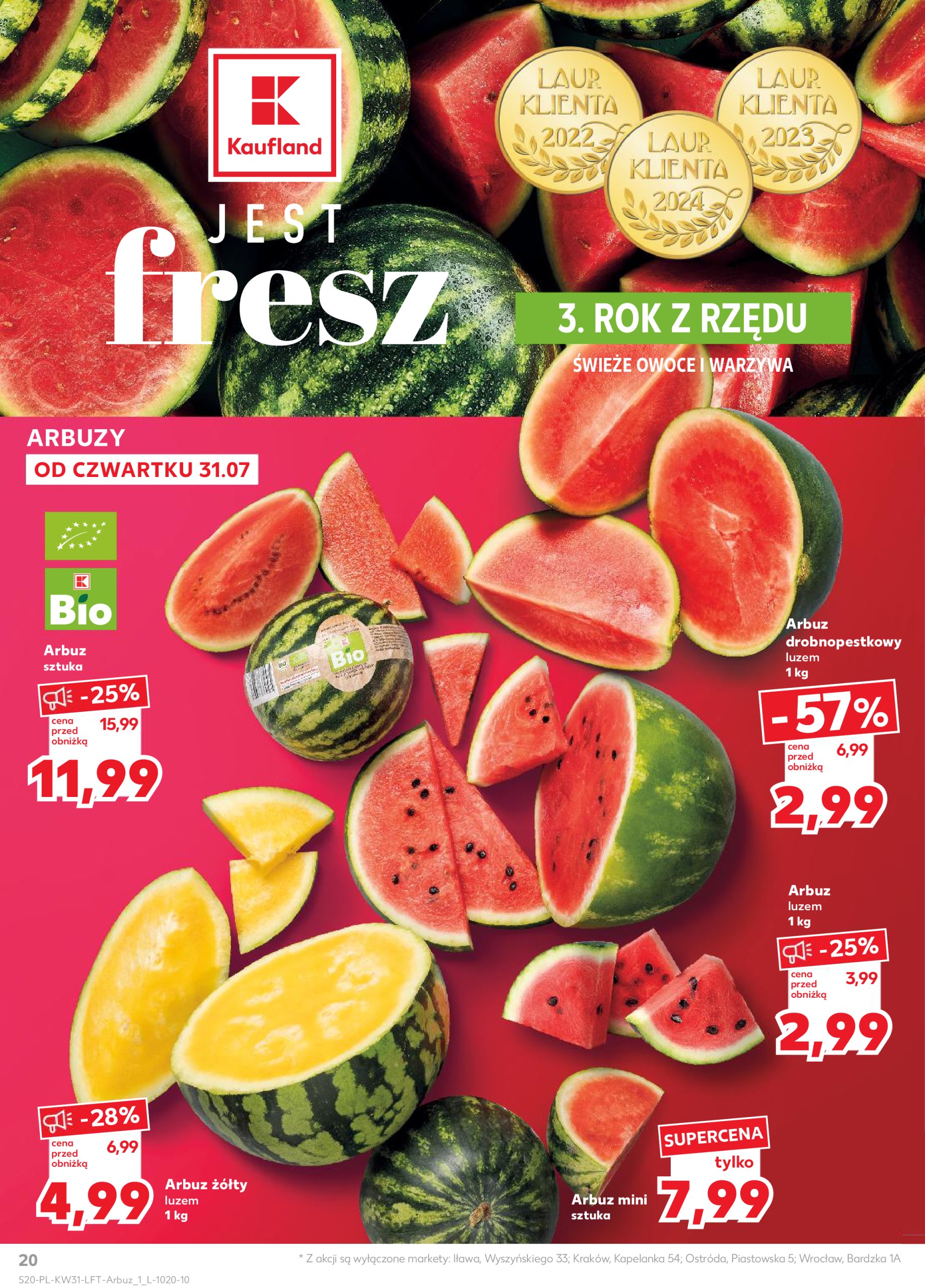 kaufland - Gazetka Kaufland ważna od 31.07. - 06.08. - page: 20 kaufland - Gazetka Kaufland ważna od 31.07. - 06.08. - page: 20