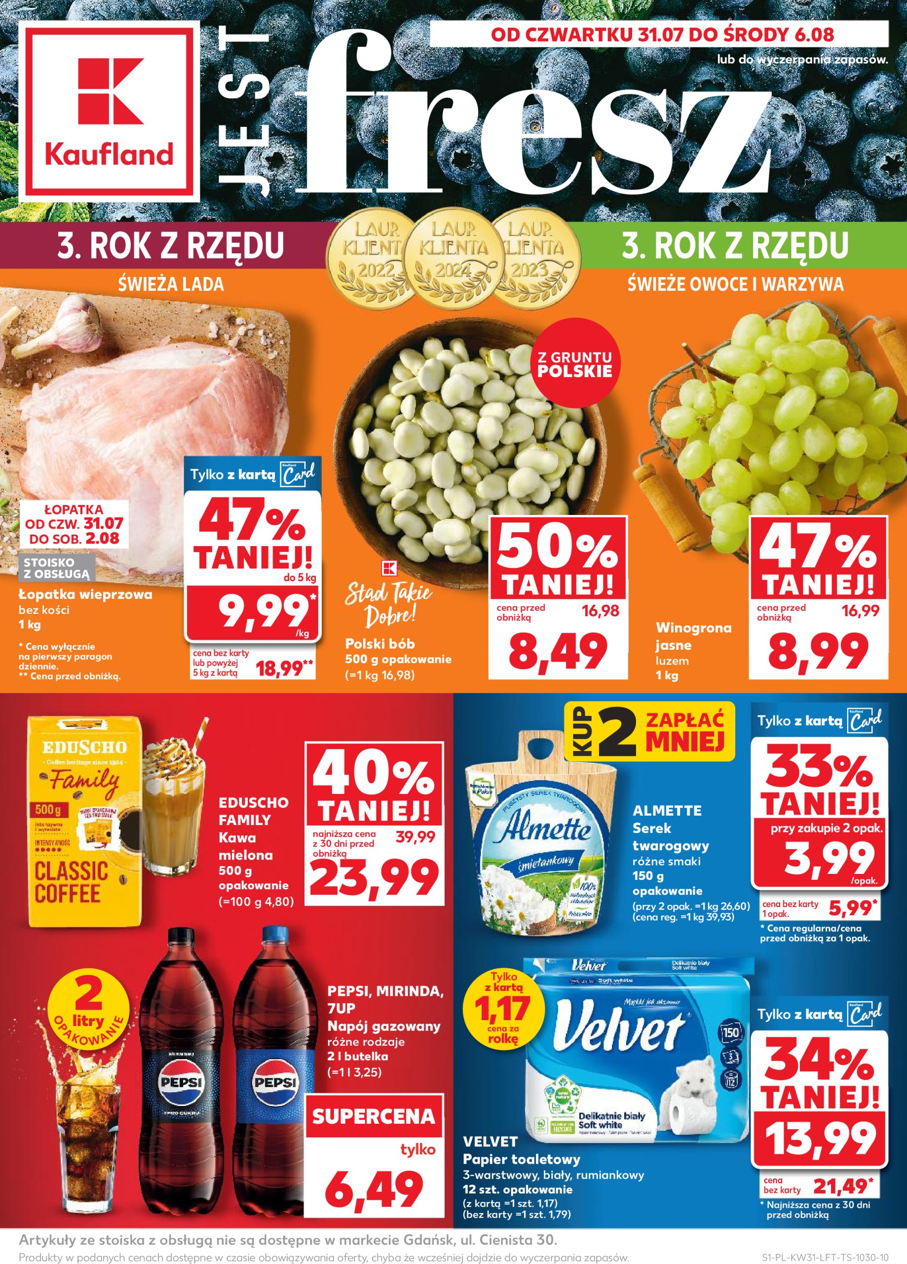 kaufland - Gazetka Kaufland ważna od 31.07. - 06.08.