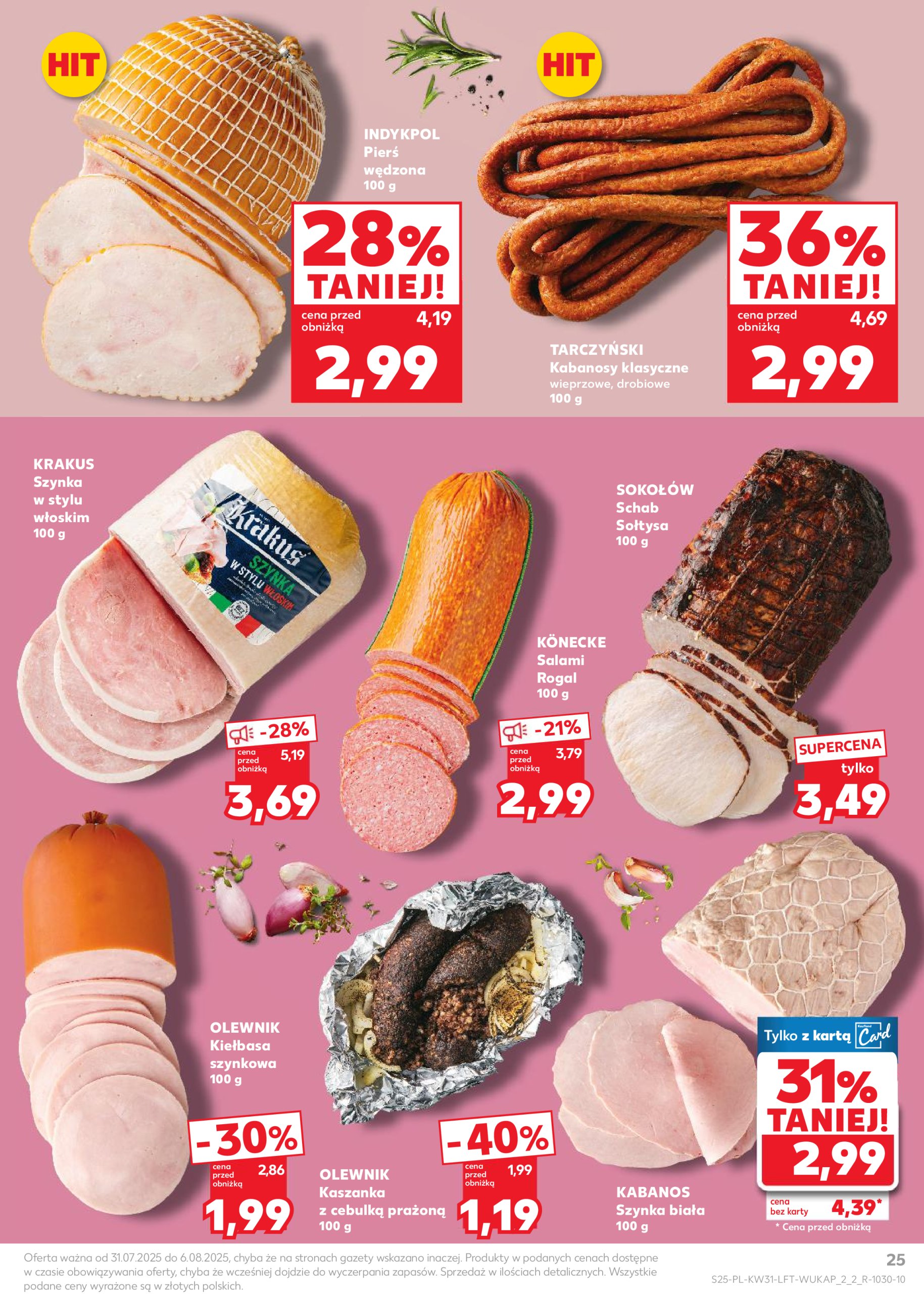 kaufland - Gazetka Kaufland ważna od 31.07. - 06.08. - page: 25 kaufland - Gazetka Kaufland ważna od 31.07. - 06.08. - page: 25