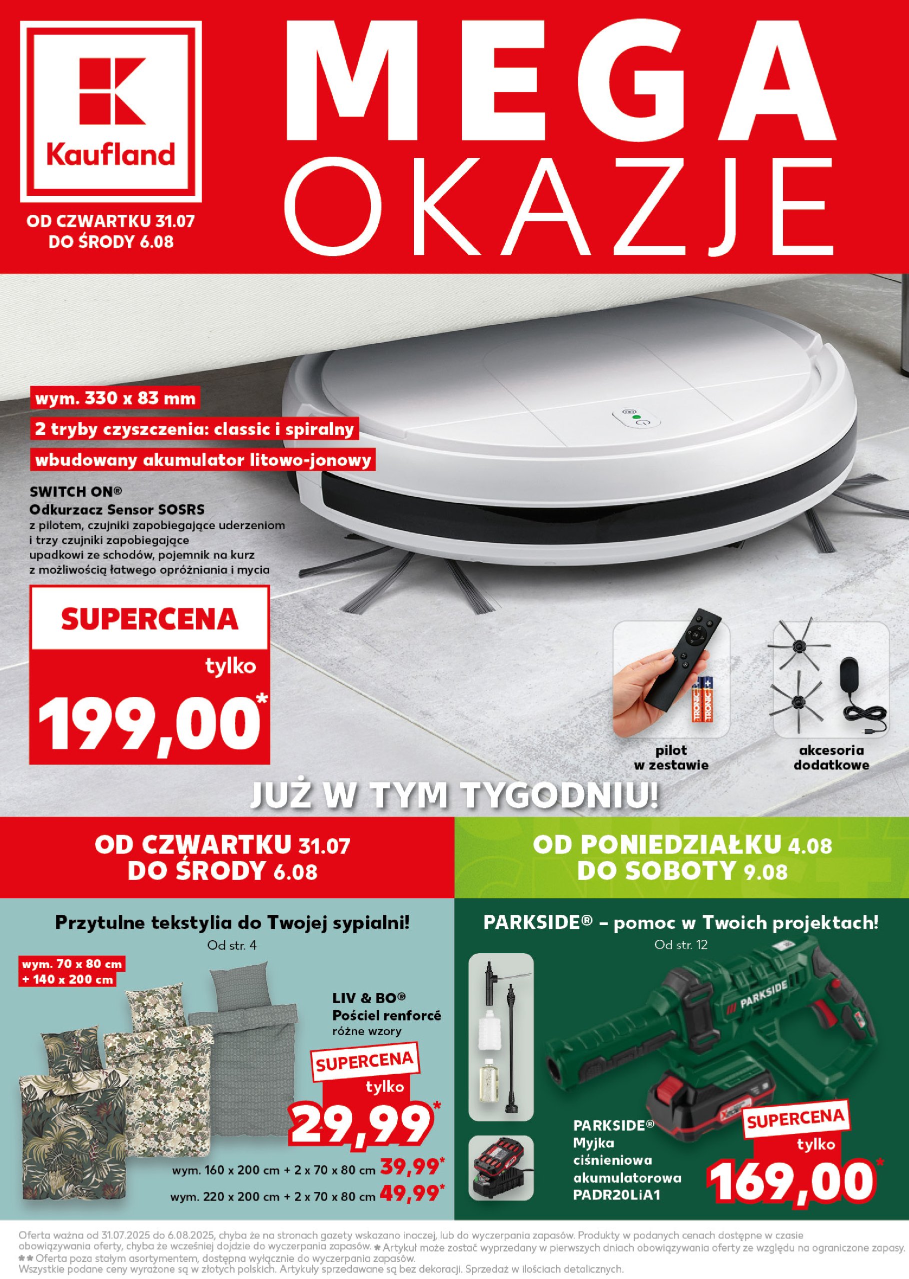 kaufland - Gazetka Kaufland - Mega Okazje ważna od 31.07. - 06.08.