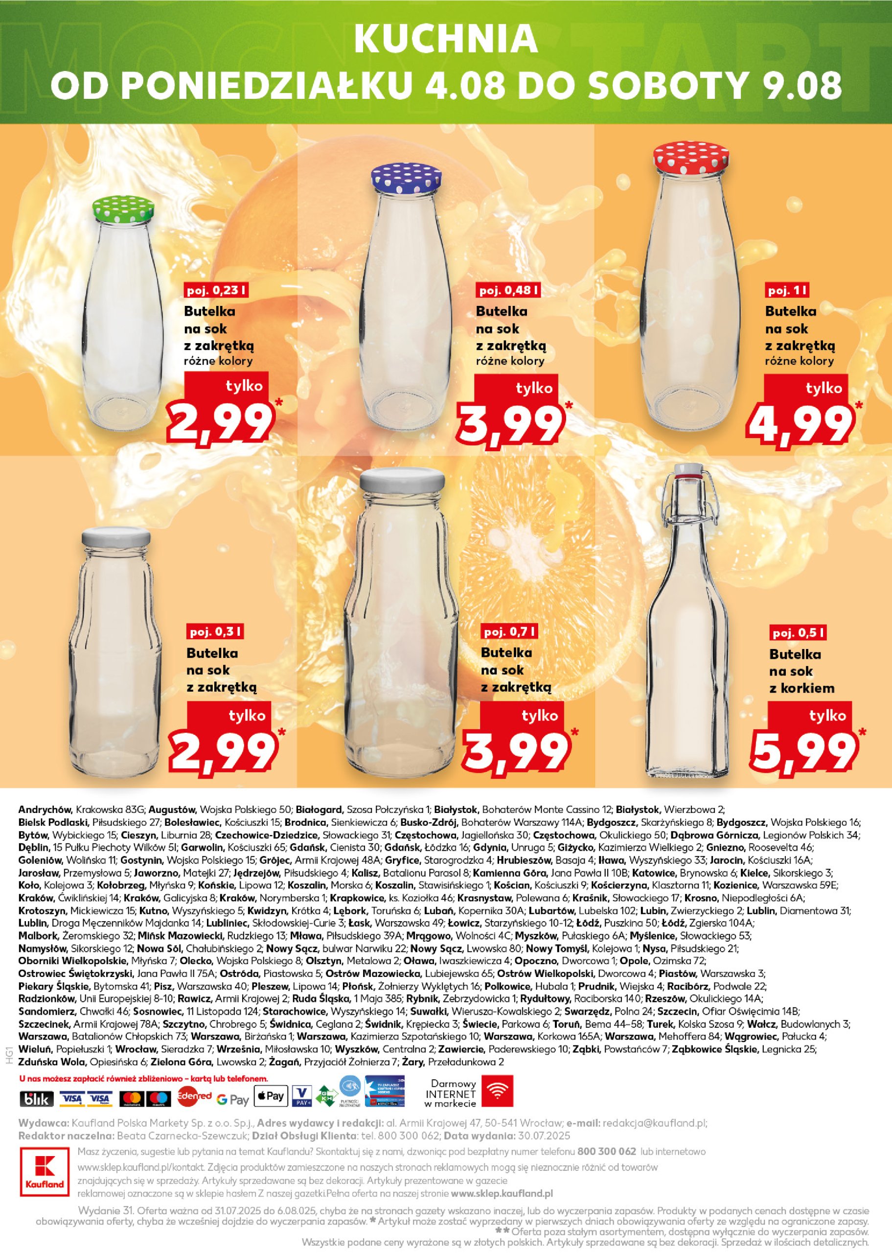 kaufland - Gazetka Kaufland - Mega Okazje ważna od 31.07. - 06.08. - page: 20