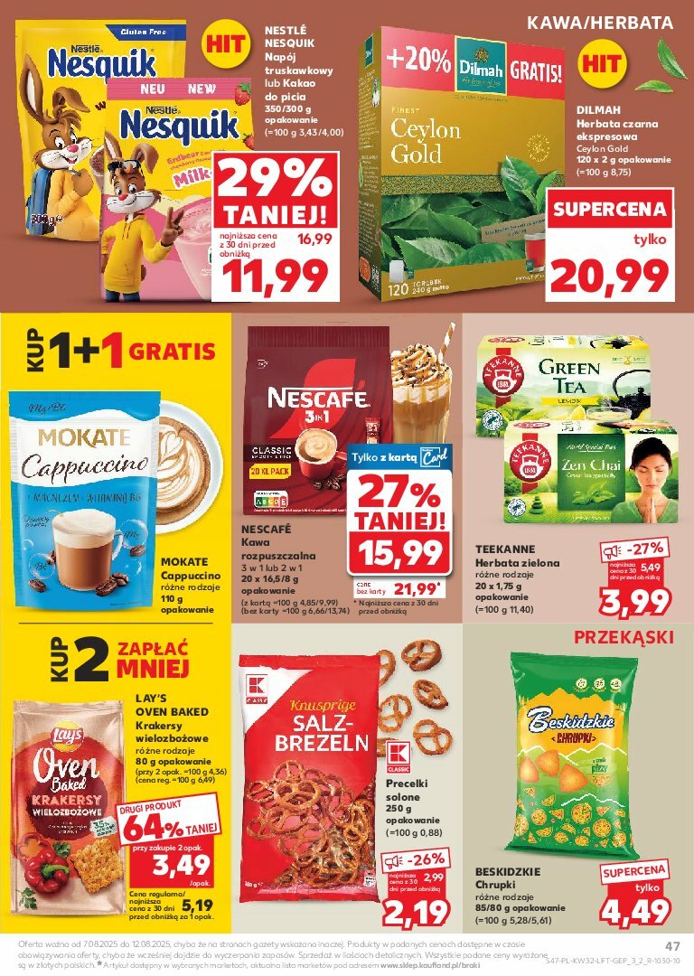 kaufland - Gazetka Kaufland - ważna od 07.08. do 12.08. - page: 47