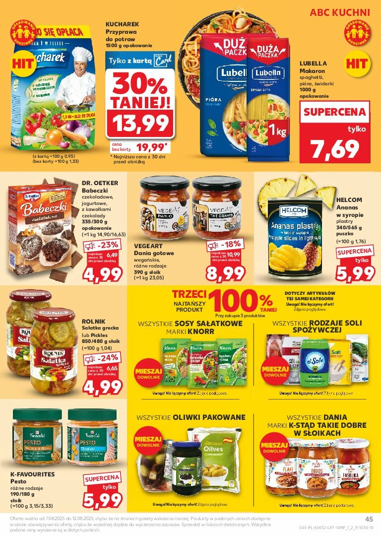 kaufland - Gazetka Kaufland - ważna od 07.08. do 12.08. - page: 45