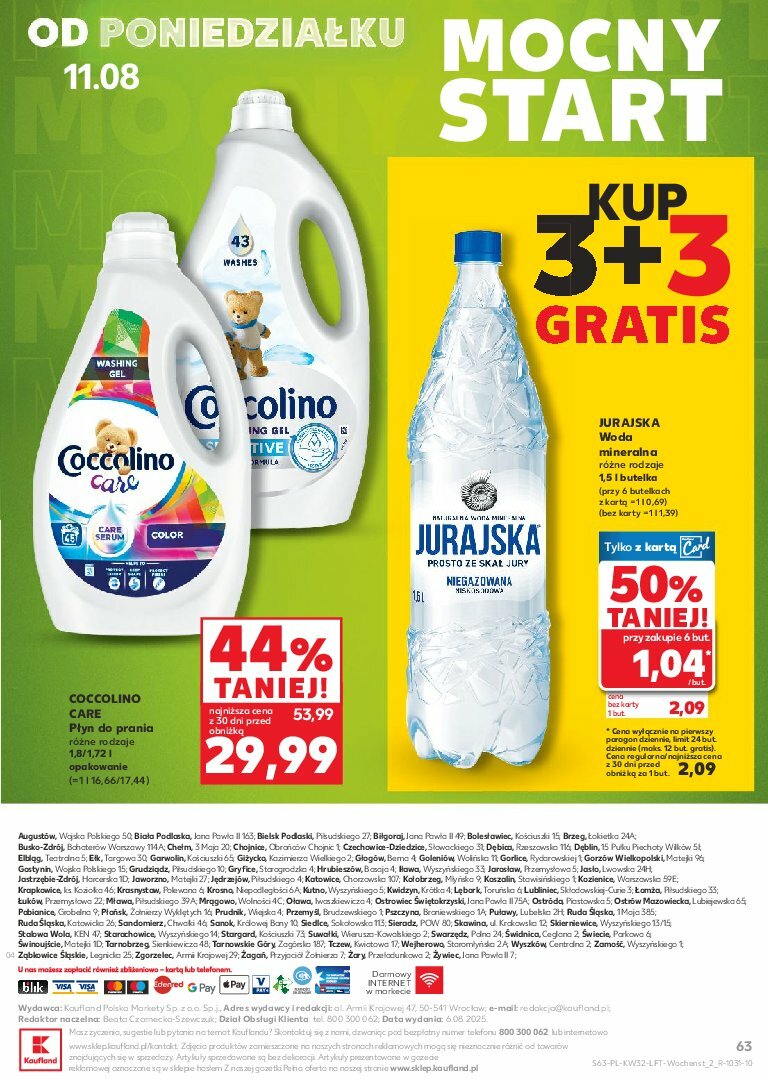 kaufland - Gazetka Kaufland - ważna od 07.08. do 12.08. - page: 63