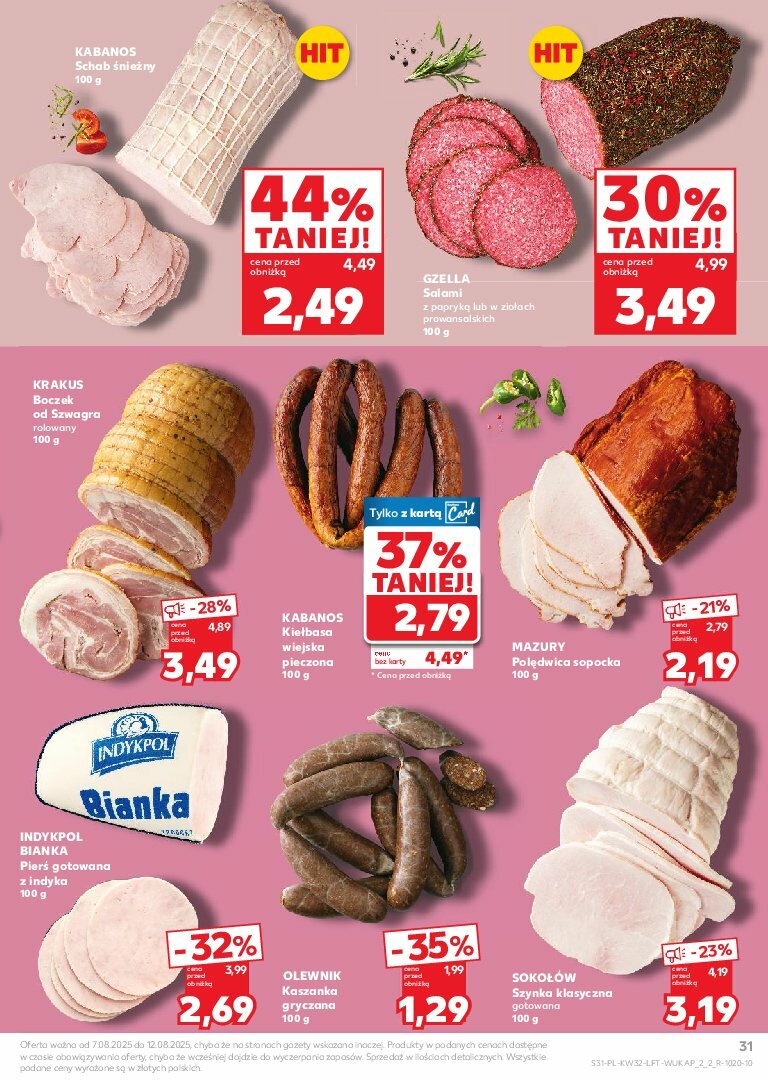 kaufland - Gazetka Kaufland - ważna od 07.08. do 12.08. - page: 31