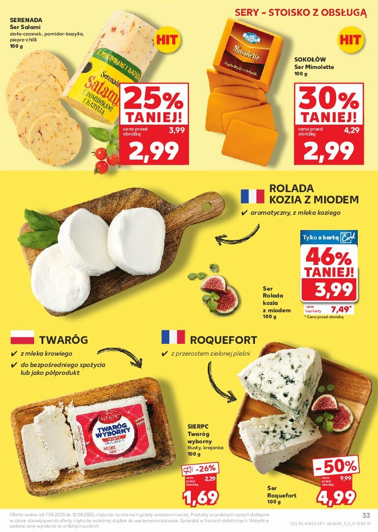 kaufland - Gazetka Kaufland - ważna od 07.08. do 12.08. - page: 33