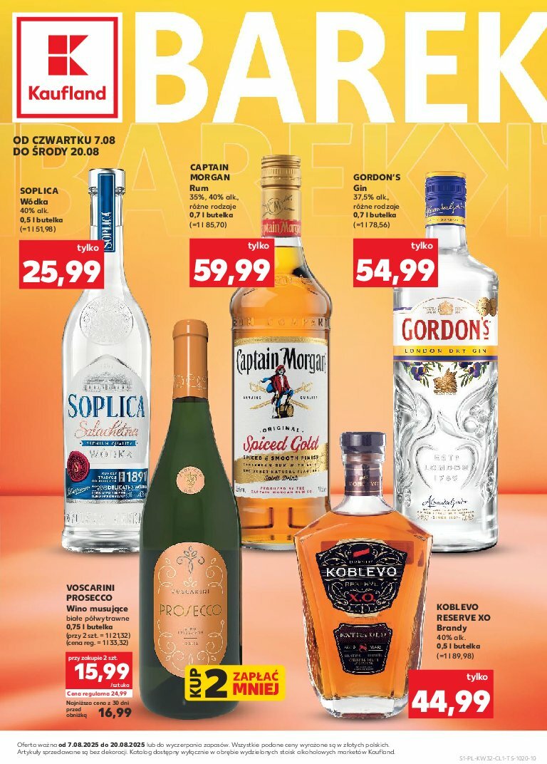 kaufland - Gazetka Kaufland - Barek - ważna od 07.08. do 20.08.
