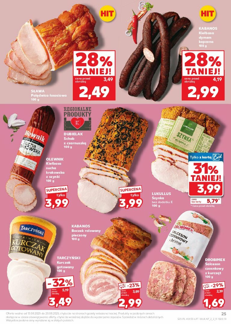 kaufland - Gazetka Kaufland - ważna od 13.08. do 20.08. - page: 25