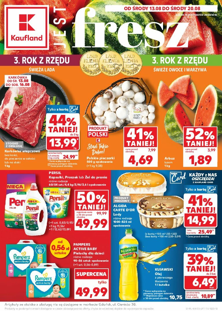kaufland - Gazetka Kaufland - ważna od 13.08. do 20.08.