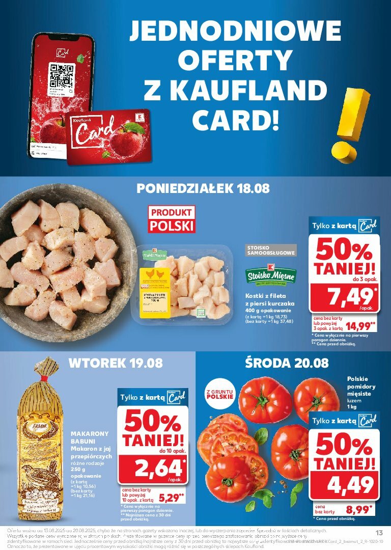 kaufland - Gazetka Kaufland - ważna od 13.08. do 20.08. - page: 13