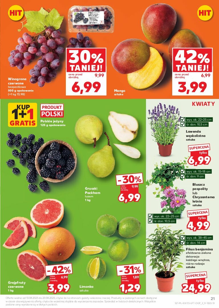 kaufland - Gazetka Kaufland - ważna od 13.08. do 20.08. - page: 21