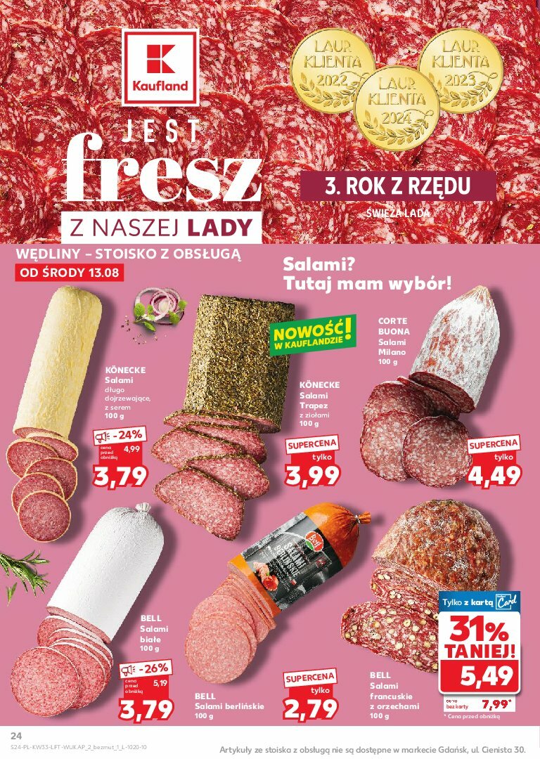 kaufland - Gazetka Kaufland - ważna od 13.08. do 20.08. - page: 24