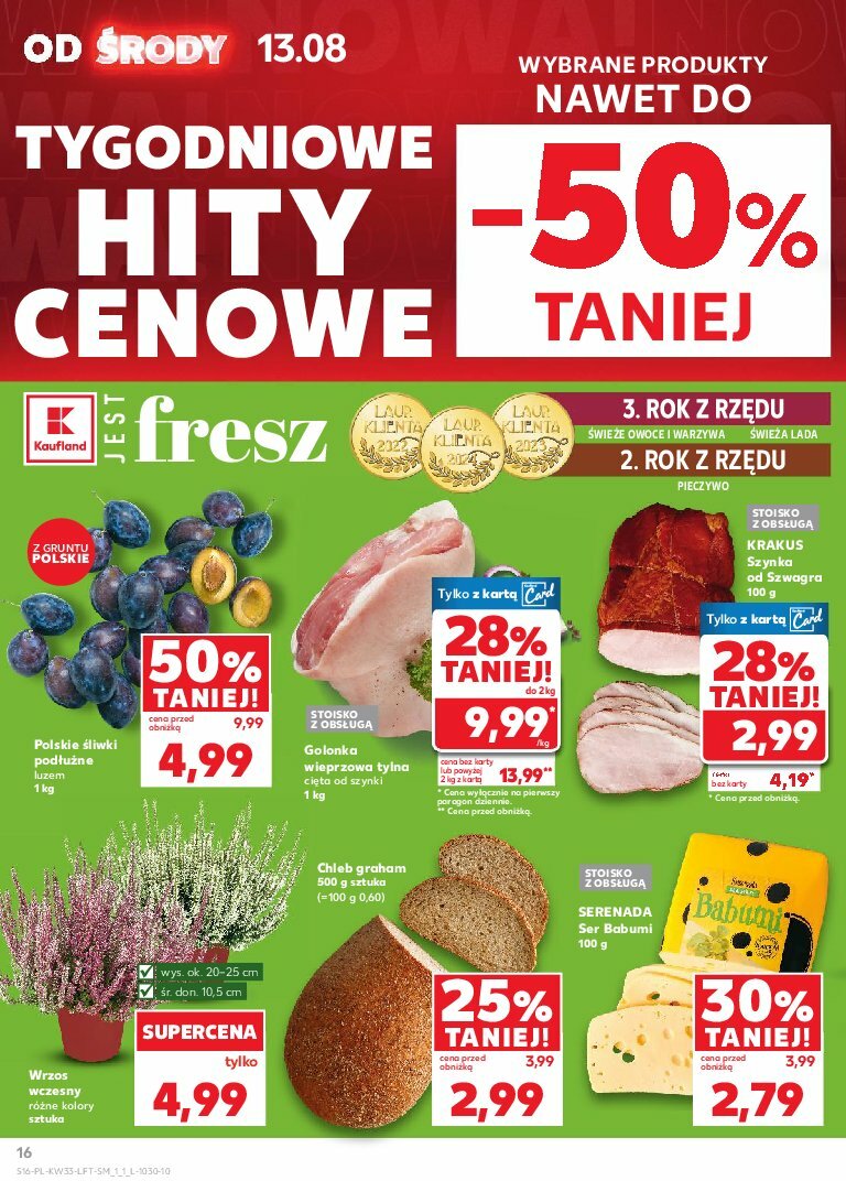 kaufland - Gazetka Kaufland - ważna od 13.08. do 20.08. - page: 16