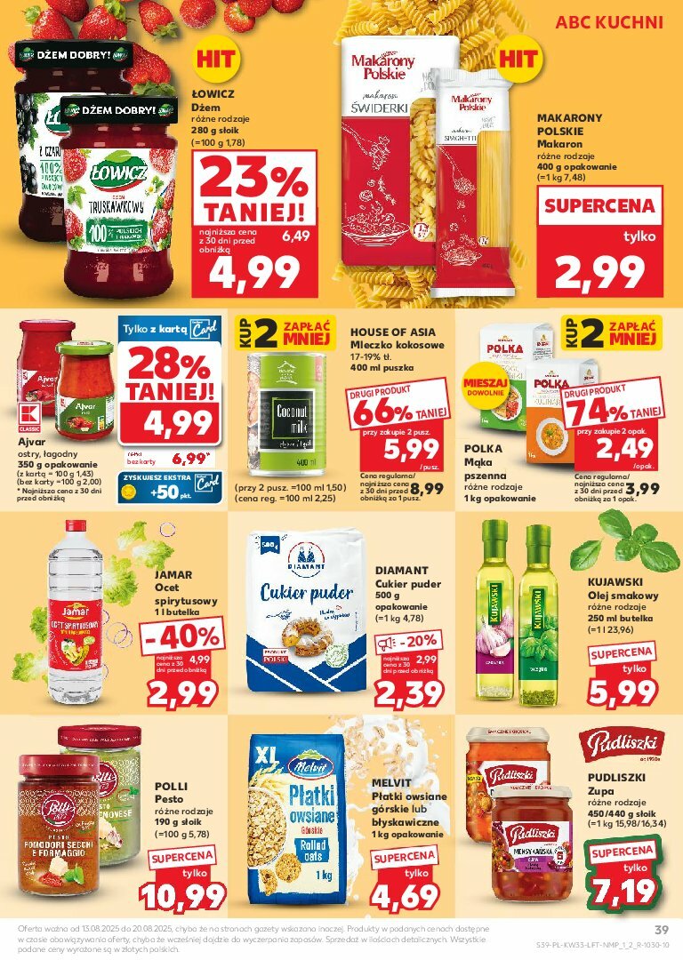 kaufland - Gazetka Kaufland - ważna od 13.08. do 20.08. - page: 39
