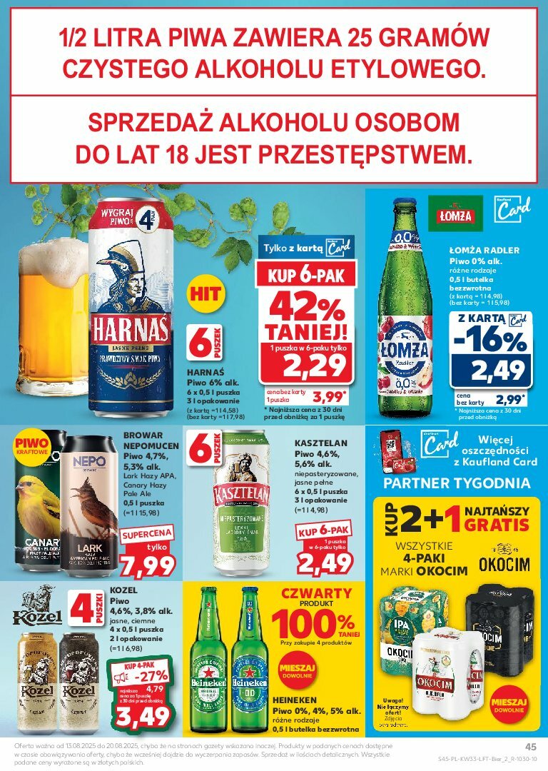 kaufland - Gazetka Kaufland - ważna od 13.08. do 20.08. - page: 45