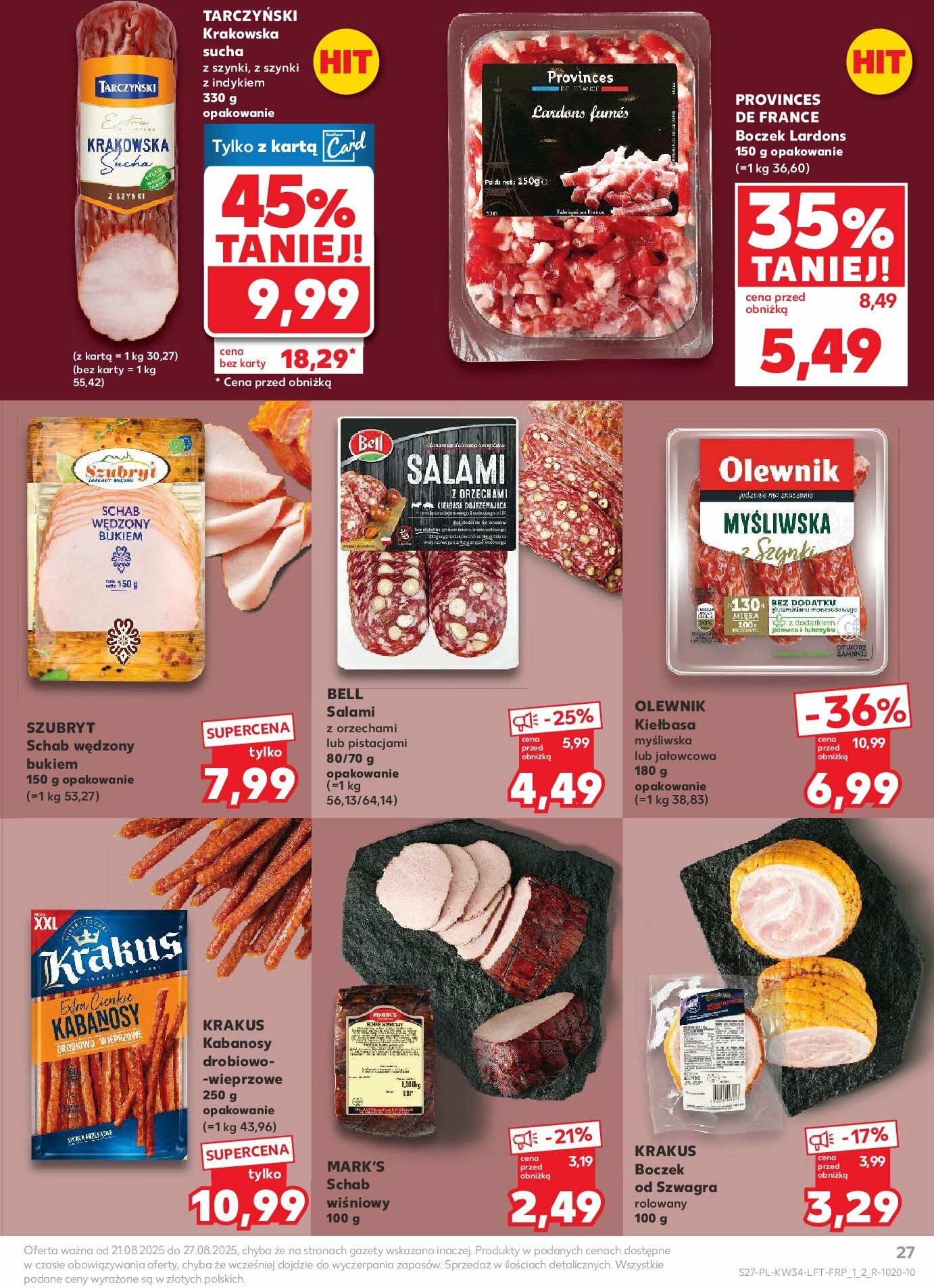 kaufland - Gazetka Kaufland - ważna od 21.08. do 27.08. - page: 27