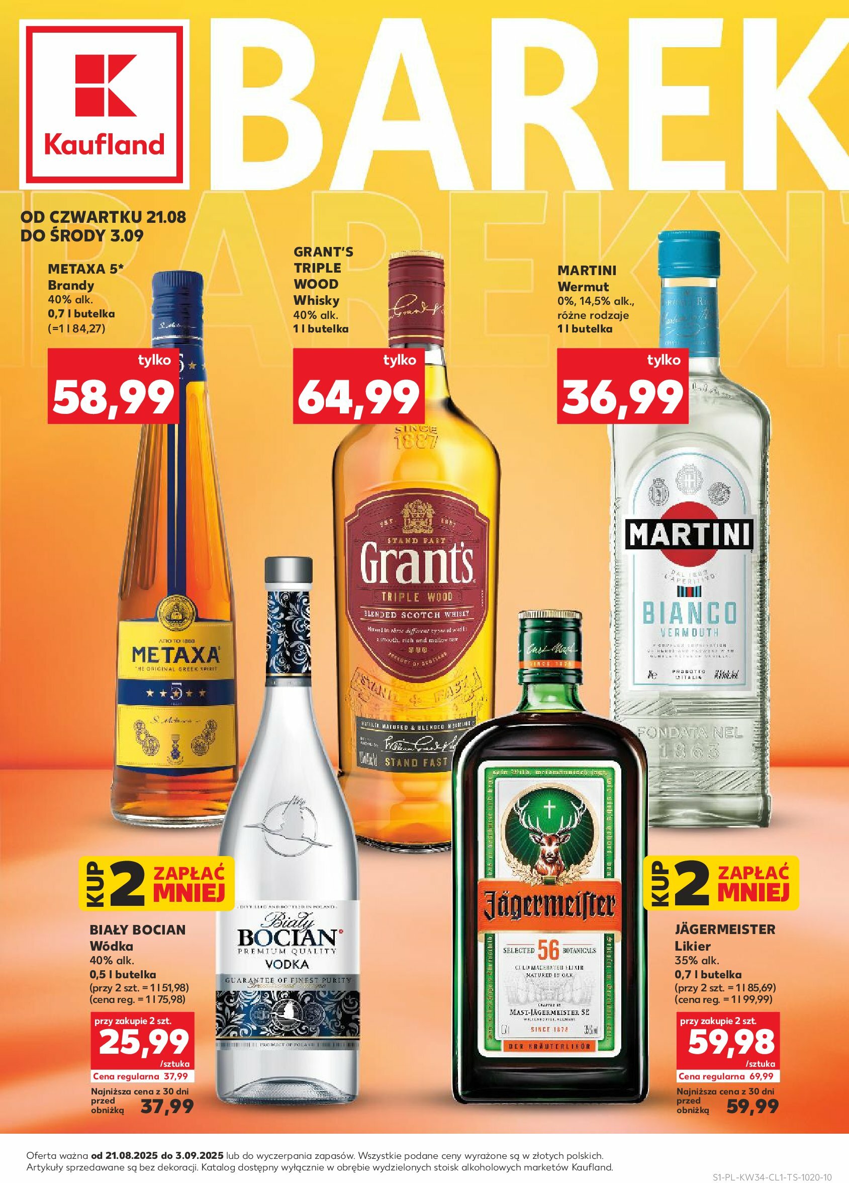 kaufland - Gazetka Kaufland - Barek - ważna od 21.08. do 03.09.