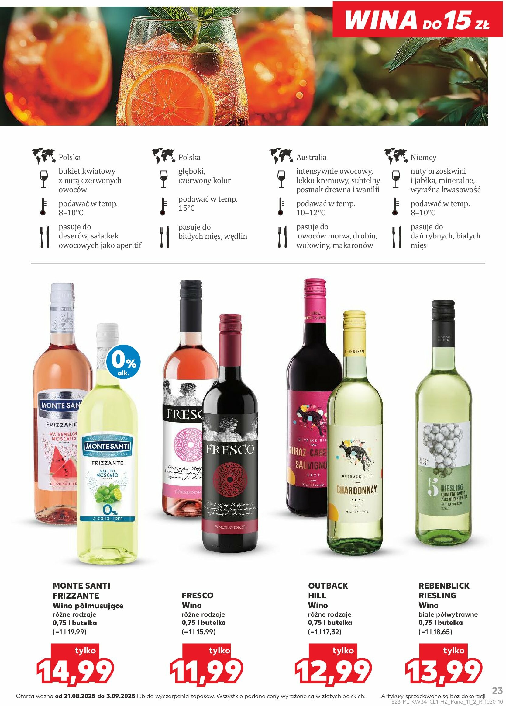 kaufland - Gazetka Kaufland - Barek - ważna od 21.08. do 03.09. - page: 23