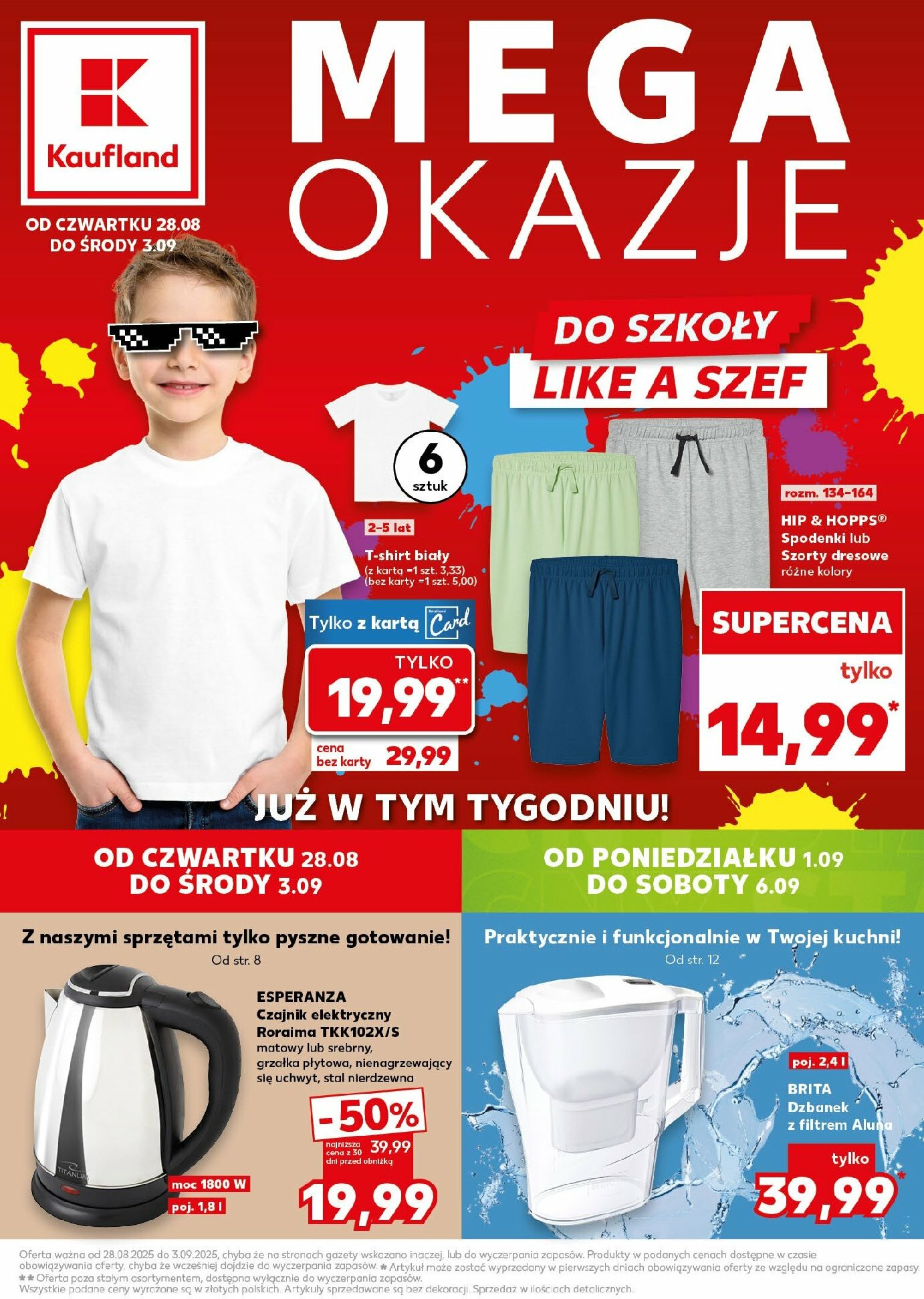 kaufland - Gazetka Kaufland - Mega Okazje - ważna od 28.08. do 03.09.