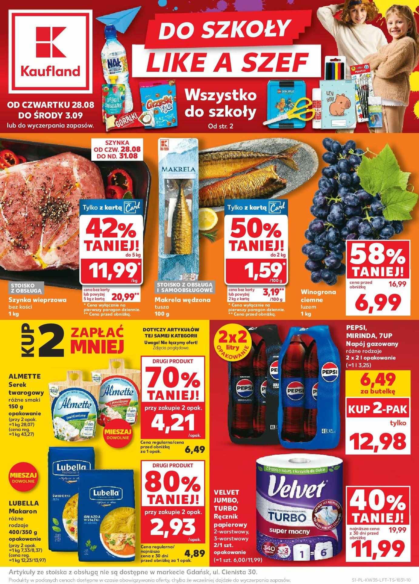 kaufland - Gazetka Kaufland - ważna od 28.08. do 03.09.