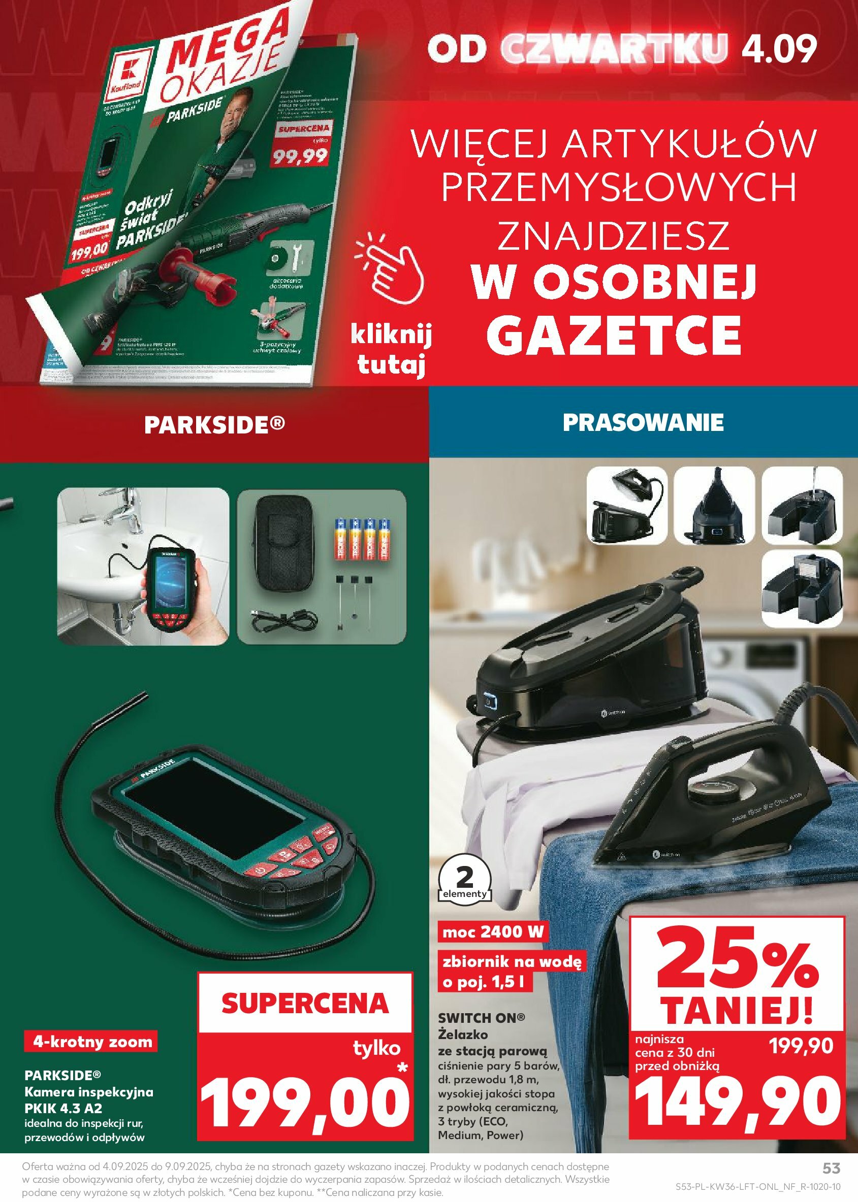 kaufland - Gazetka Kaufland - ważna od 04.09. do 10.09. - page: 53 kaufland - Gazetka Kaufland - ważna od 04.09. do 10.09. - page: 53