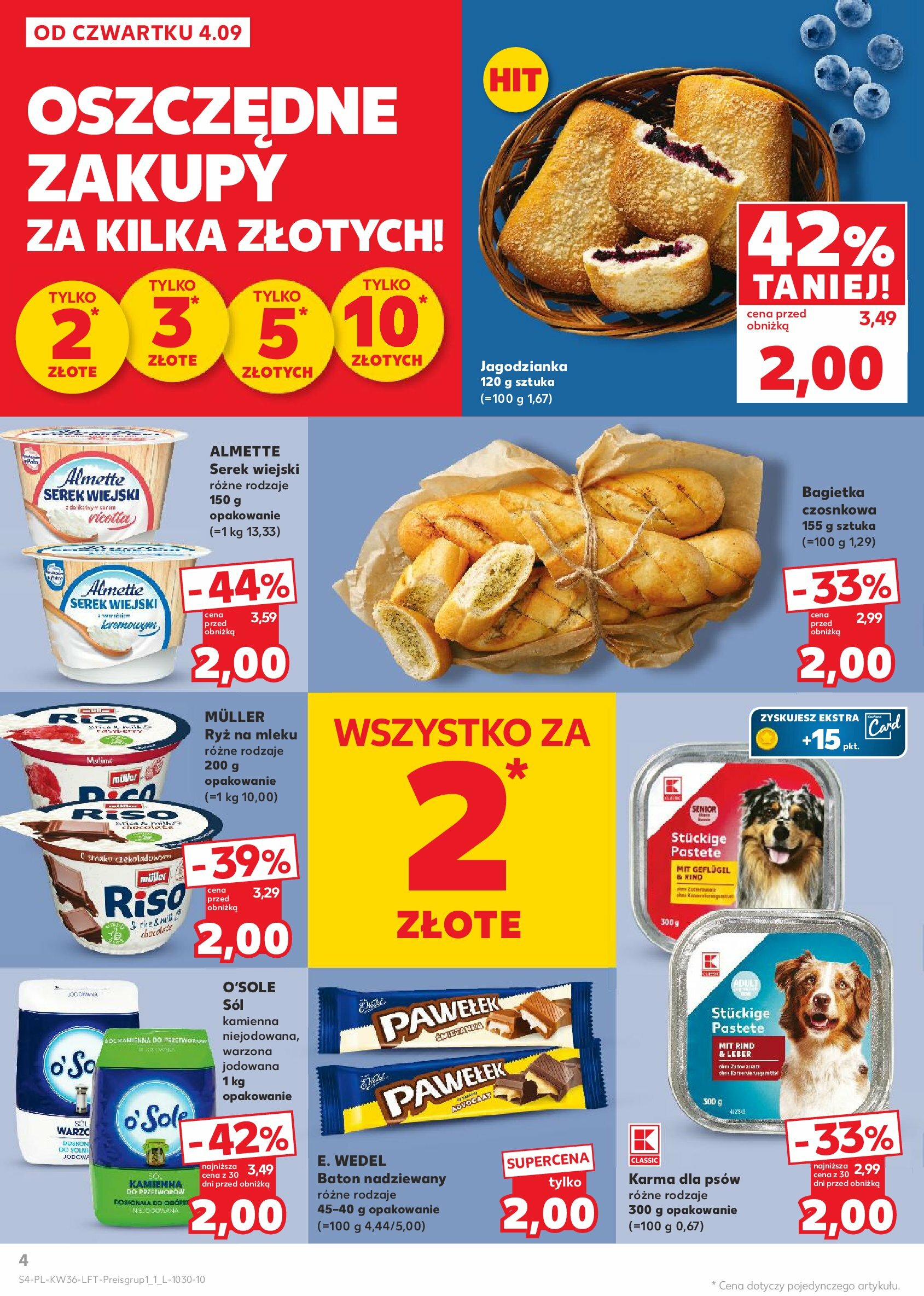 kaufland - Gazetka Kaufland - ważna od 04.09. do 10.09. - page: 4 kaufland - Gazetka Kaufland - ważna od 04.09. do 10.09. - page: 4