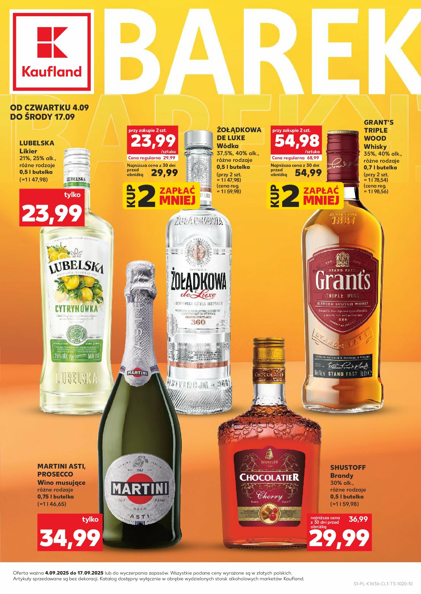 kaufland - Gazetka Kaufland - Barek - ważna od 04.09. do 17.09.