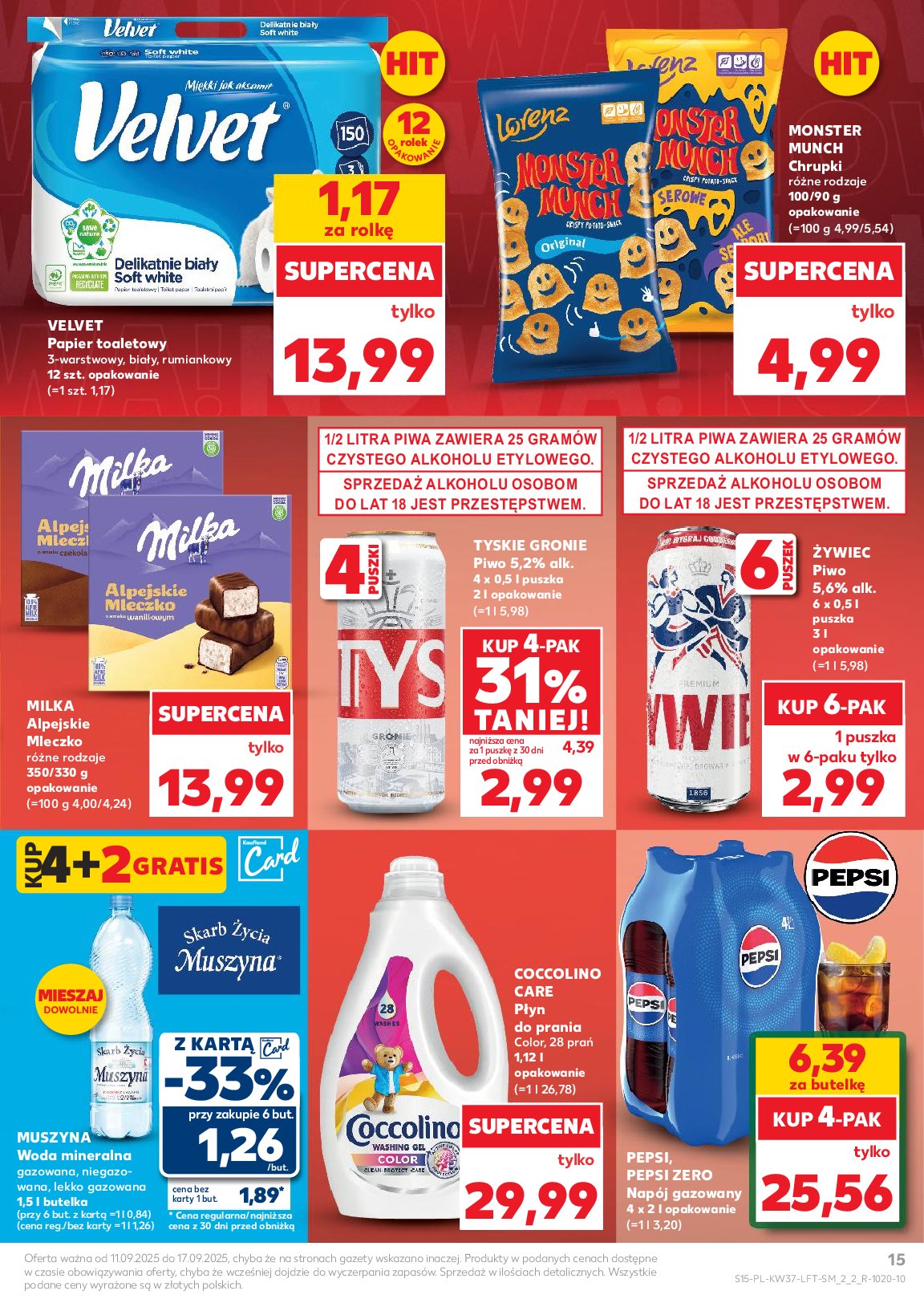 kaufland - Gazetka Kaufland - ważna od 11.09. do 17.09. - page: 15 kaufland - Gazetka Kaufland - ważna od 11.09. do 17.09. - page: 15
