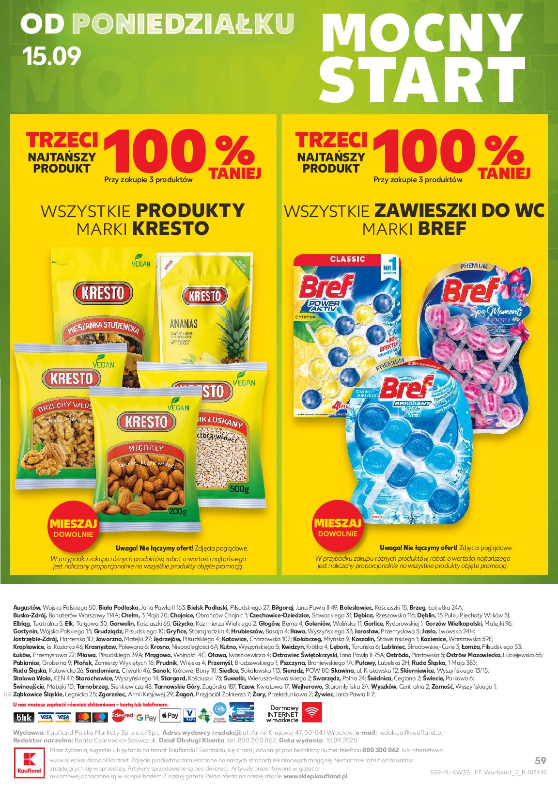 kaufland - Gazetka Kaufland - ważna od 11.09. do 17.09. - page: 59 kaufland - Gazetka Kaufland - ważna od 11.09. do 17.09. - page: 59