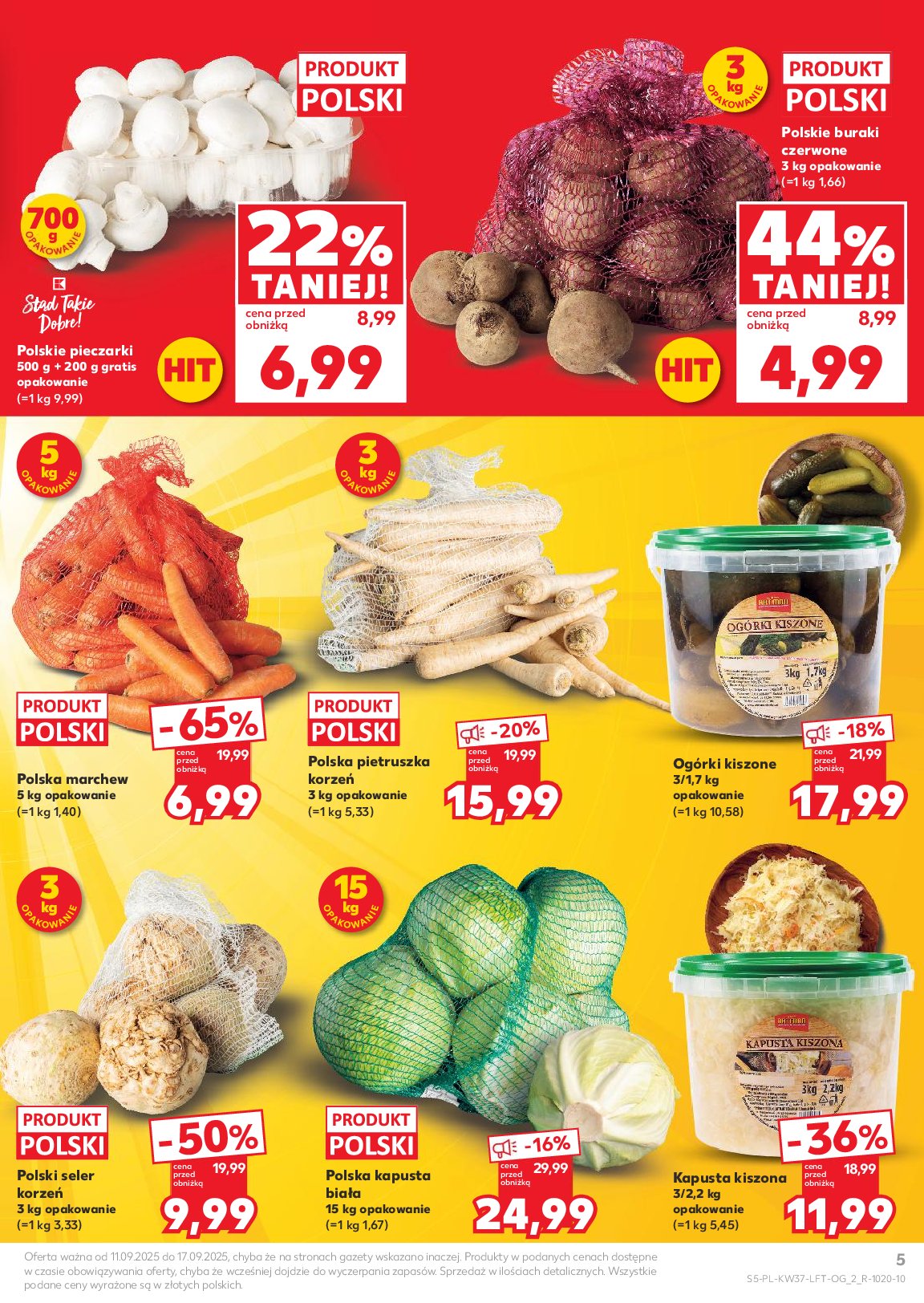 kaufland - Gazetka Kaufland - ważna od 11.09. do 17.09. - page: 5 kaufland - Gazetka Kaufland - ważna od 11.09. do 17.09. - page: 5