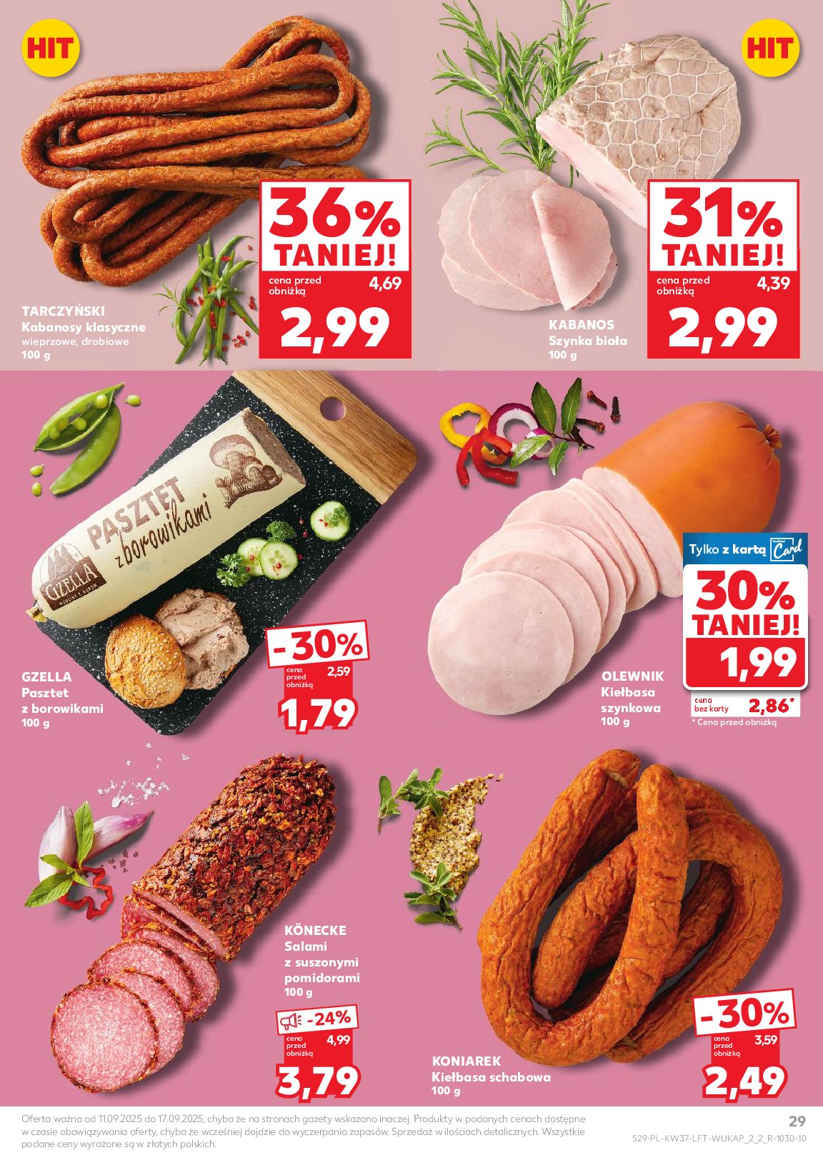 kaufland - Gazetka Kaufland - ważna od 11.09. do 17.09. - page: 29 kaufland - Gazetka Kaufland - ważna od 11.09. do 17.09. - page: 29