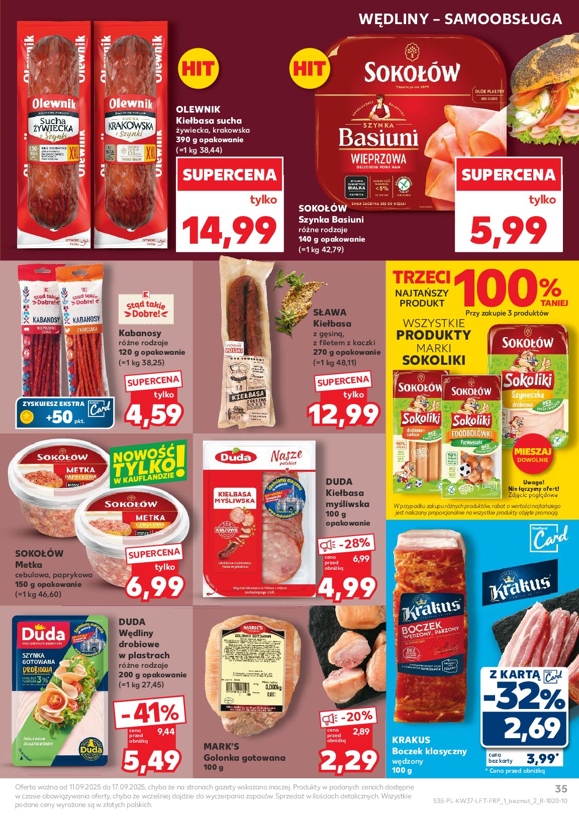 kaufland - Gazetka Kaufland - ważna od 11.09. do 17.09. - page: 35 kaufland - Gazetka Kaufland - ważna od 11.09. do 17.09. - page: 35