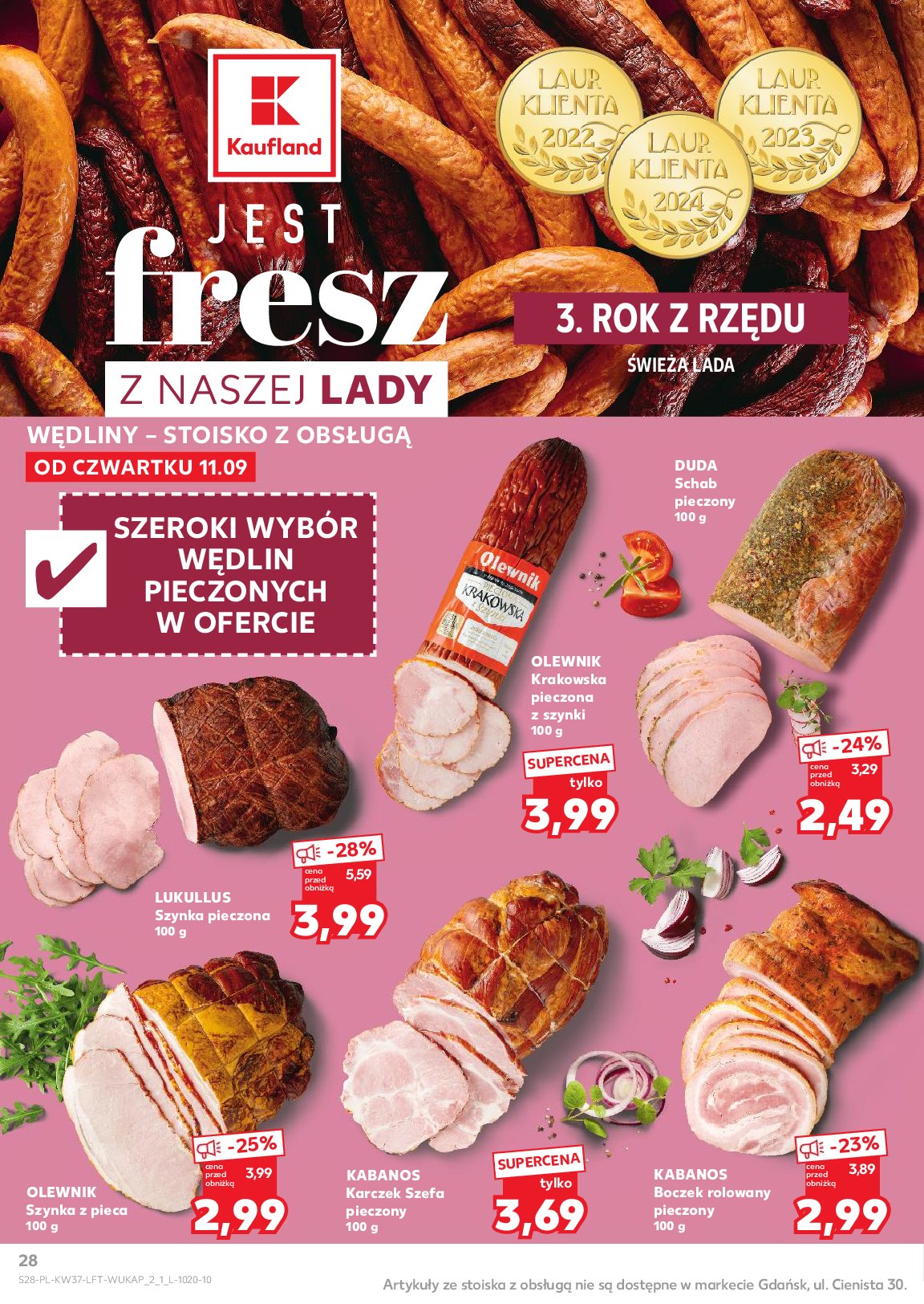 kaufland - Gazetka Kaufland - ważna od 11.09. do 17.09. - page: 28 kaufland - Gazetka Kaufland - ważna od 11.09. do 17.09. - page: 28