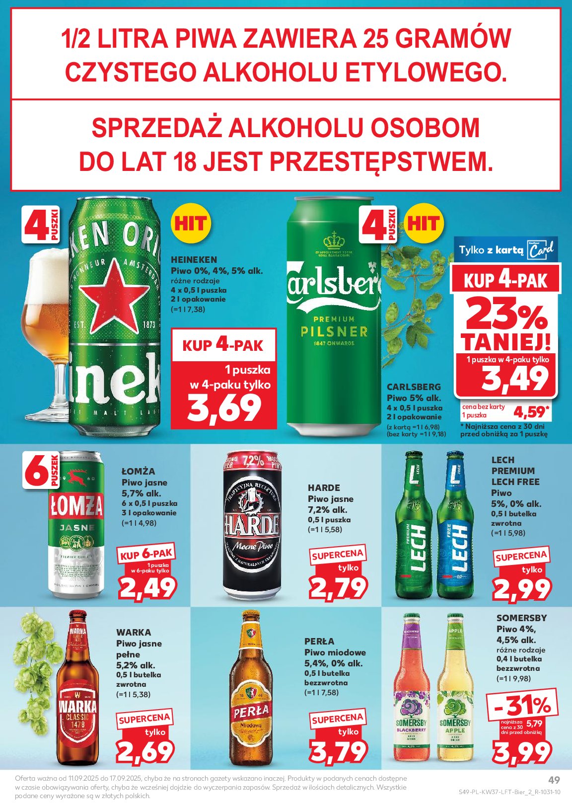 kaufland - Gazetka Kaufland - ważna od 11.09. do 17.09. - page: 49 kaufland - Gazetka Kaufland - ważna od 11.09. do 17.09. - page: 49