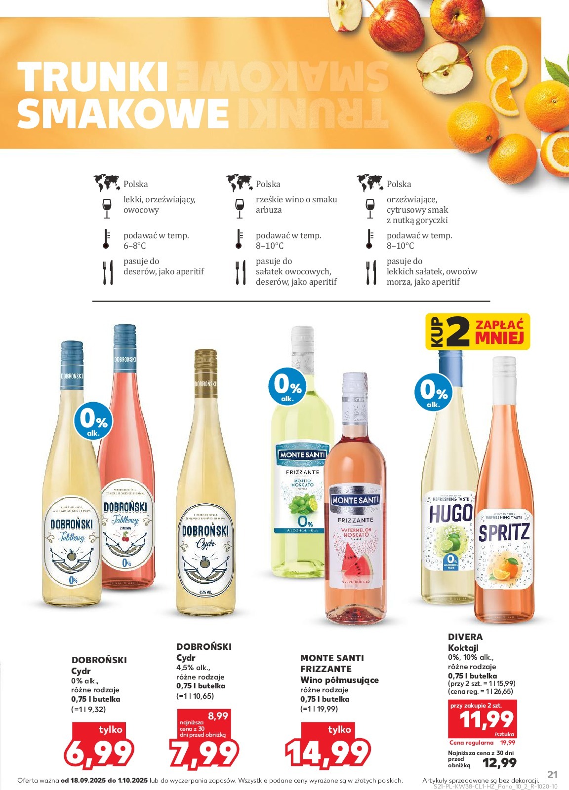 kaufland - Gazetka Kaufland - Barek - ważna od 18.09. do 01.10. - page: 21