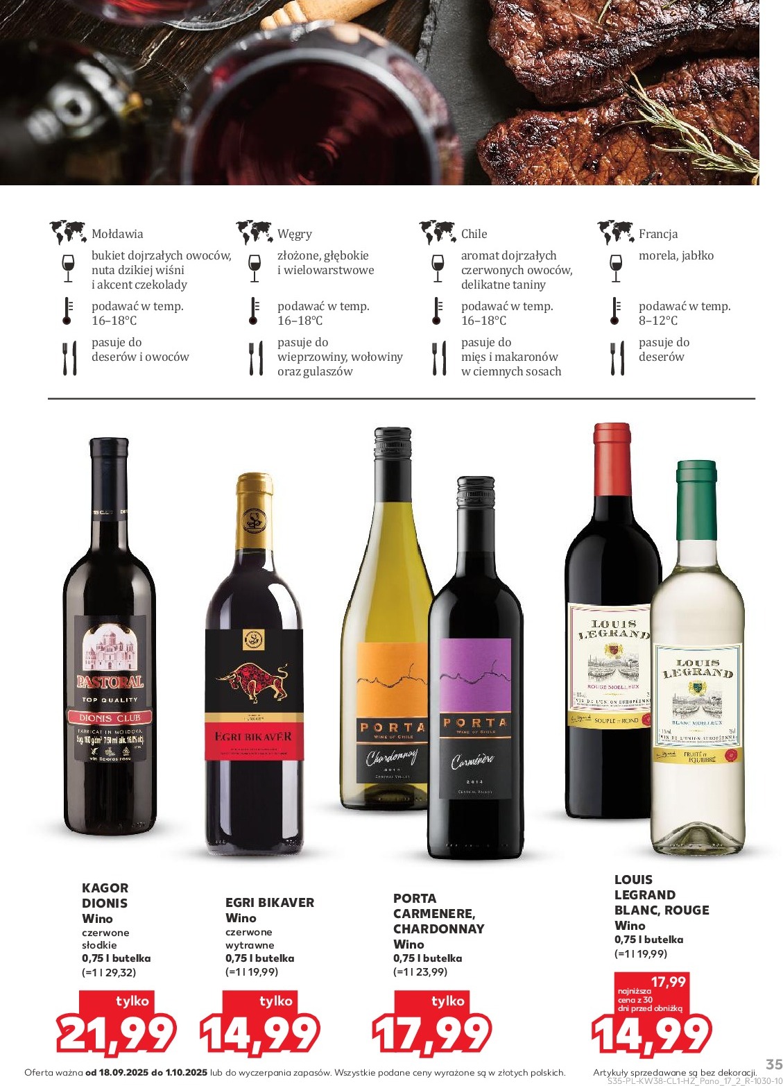 kaufland - Gazetka Kaufland - Barek - ważna od 18.09. do 01.10. - page: 35