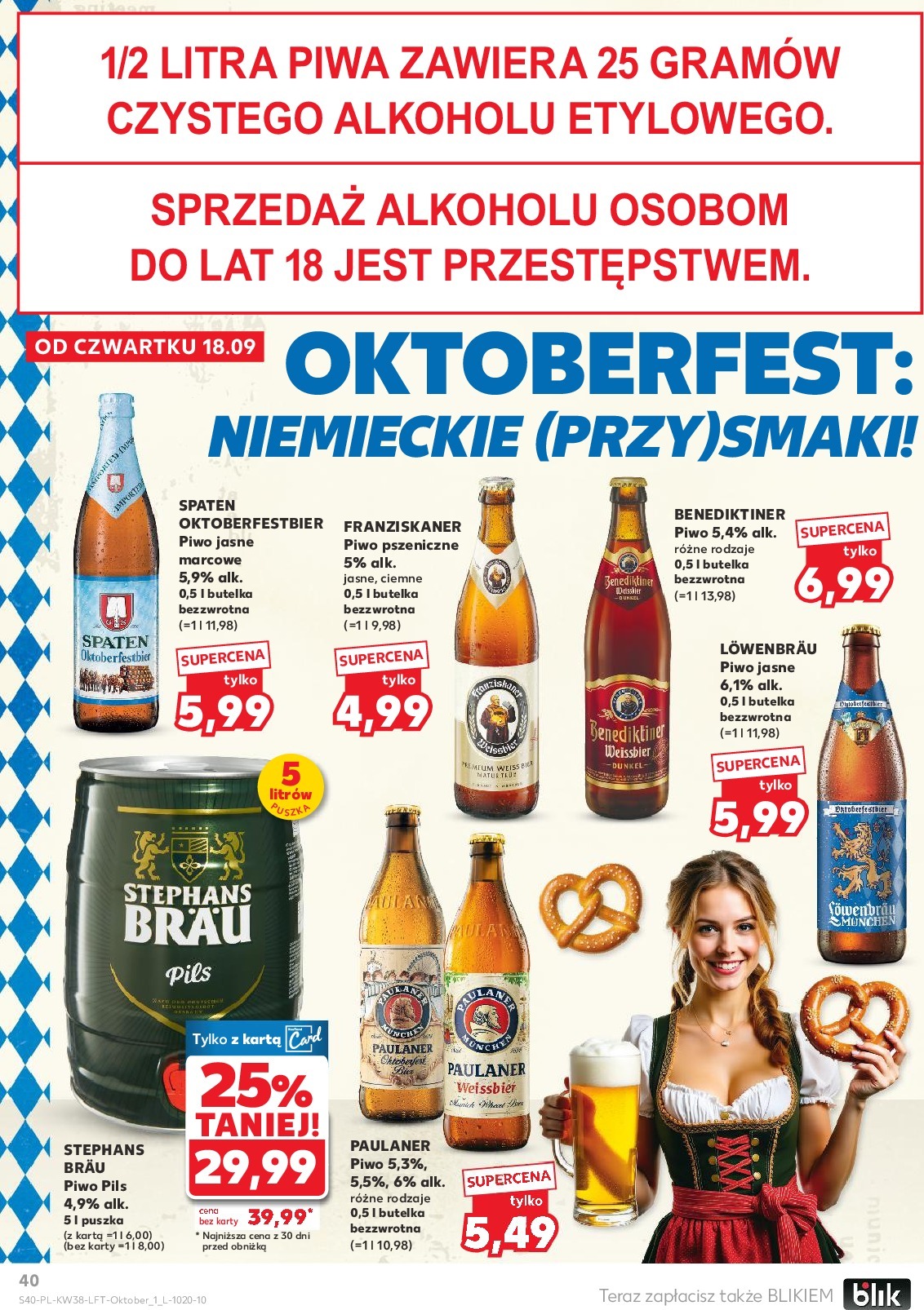 kaufland - Gazetka Kaufland - ważna od 18.09. do 24.09. - page: 40 kaufland - Gazetka Kaufland - ważna od 18.09. do 24.09. - page: 40