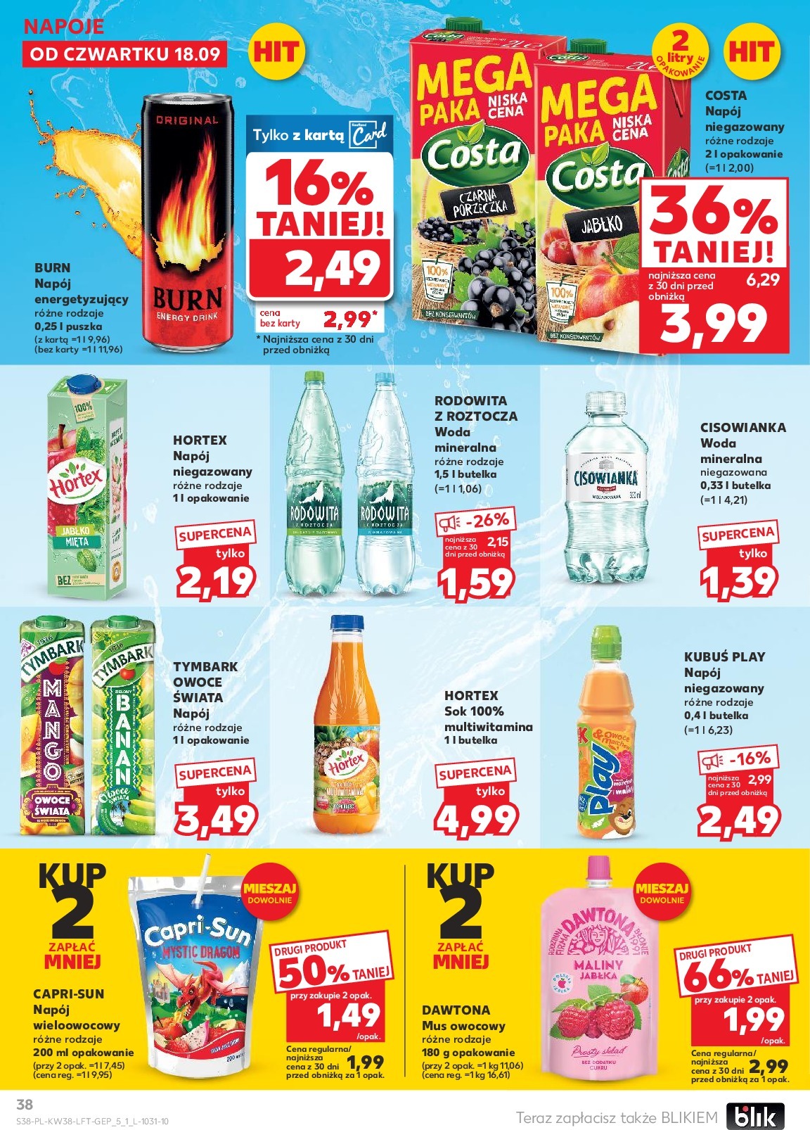 kaufland - Gazetka Kaufland - ważna od 18.09. do 24.09. - page: 38 kaufland - Gazetka Kaufland - ważna od 18.09. do 24.09. - page: 38