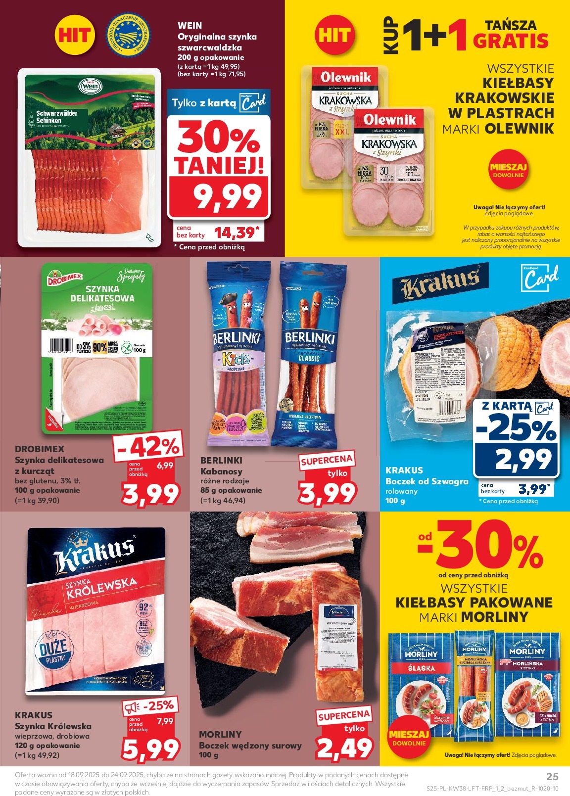 kaufland - Gazetka Kaufland - ważna od 18.09. do 24.09. - page: 25 kaufland - Gazetka Kaufland - ważna od 18.09. do 24.09. - page: 25