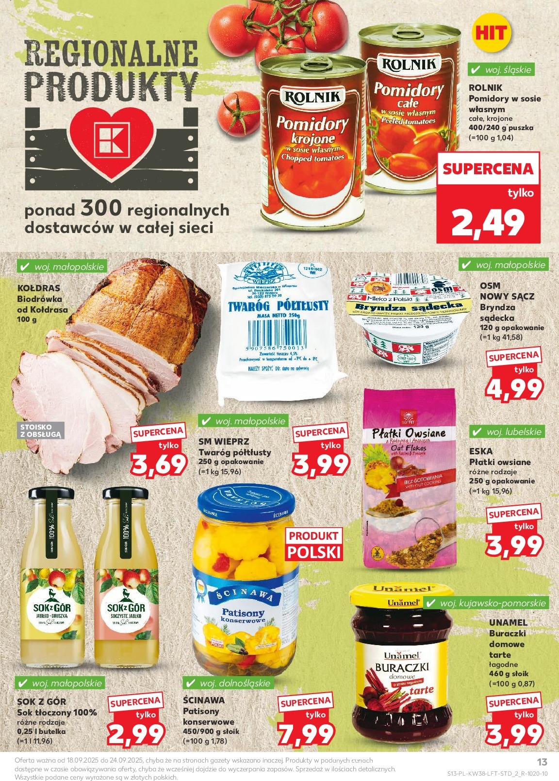 kaufland - Gazetka Kaufland - ważna od 18.09. do 24.09. - page: 13 kaufland - Gazetka Kaufland - ważna od 18.09. do 24.09. - page: 13