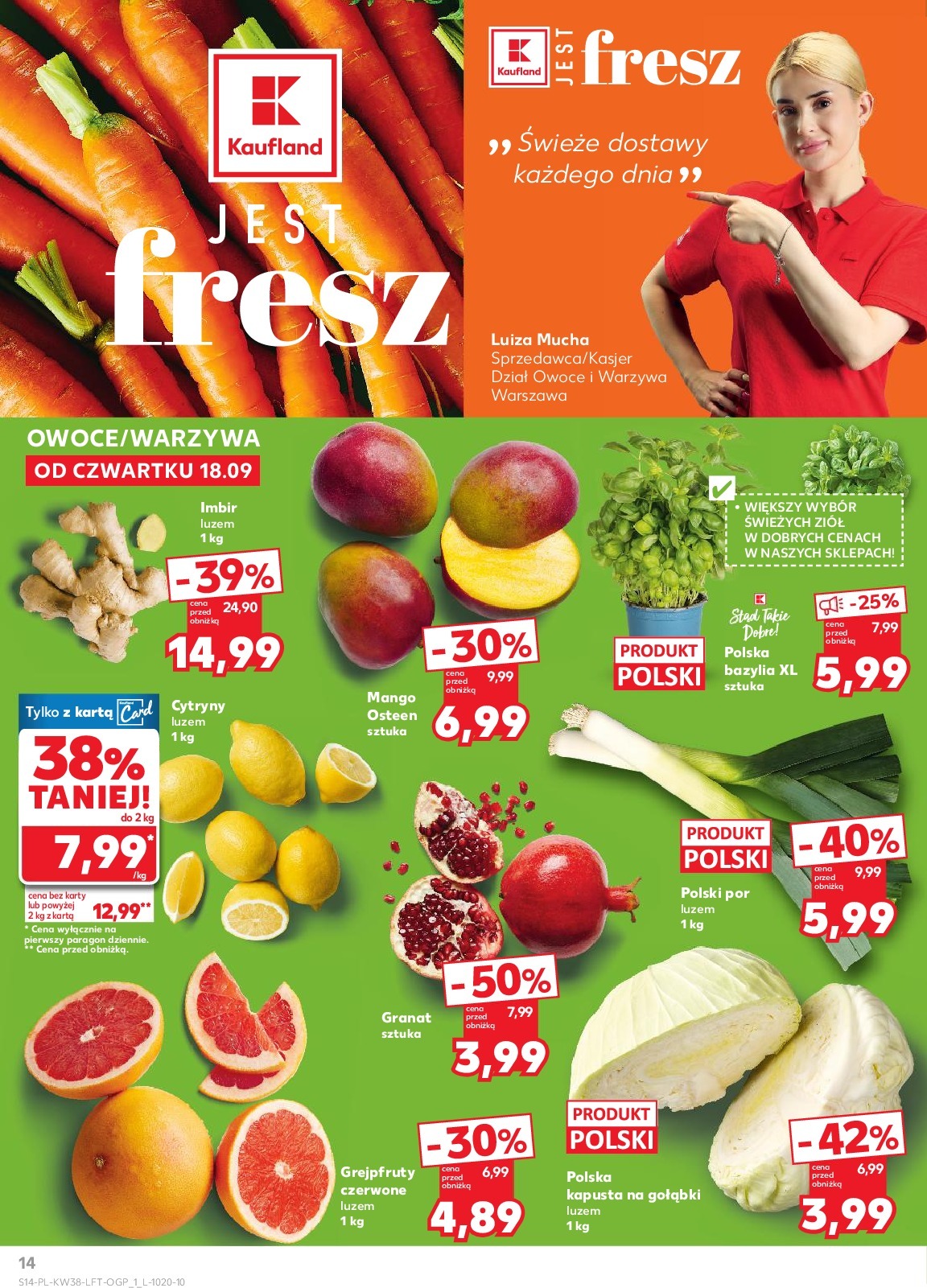 kaufland - Gazetka Kaufland - ważna od 18.09. do 24.09. - page: 14 kaufland - Gazetka Kaufland - ważna od 18.09. do 24.09. - page: 14