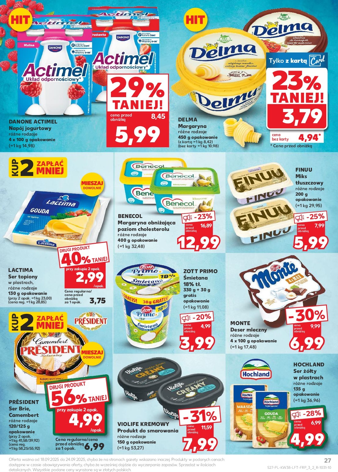 kaufland - Gazetka Kaufland - ważna od 18.09. do 24.09. - page: 27 kaufland - Gazetka Kaufland - ważna od 18.09. do 24.09. - page: 27