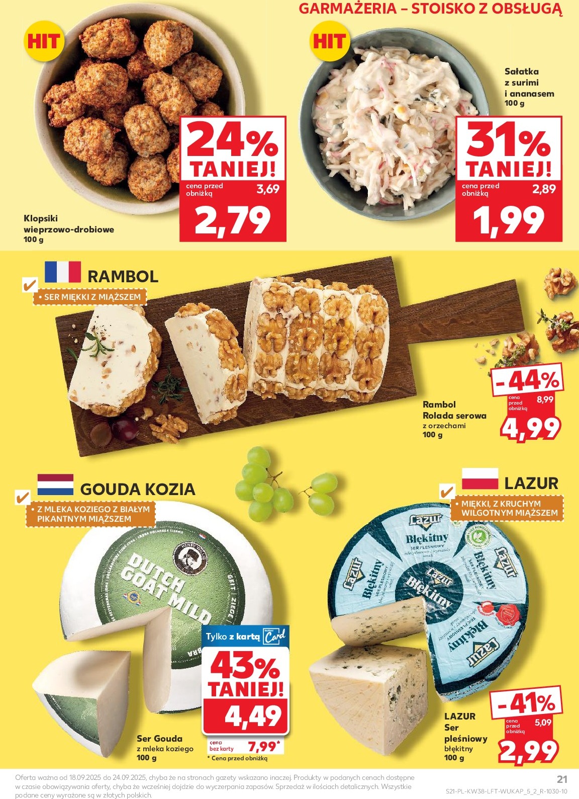 kaufland - Gazetka Kaufland - ważna od 18.09. do 24.09. - page: 21 kaufland - Gazetka Kaufland - ważna od 18.09. do 24.09. - page: 21