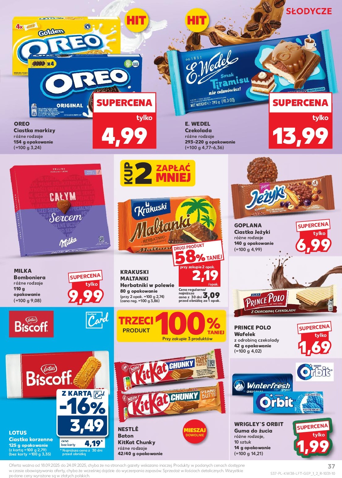 kaufland - Gazetka Kaufland - ważna od 18.09. do 24.09. - page: 37 kaufland - Gazetka Kaufland - ważna od 18.09. do 24.09. - page: 37