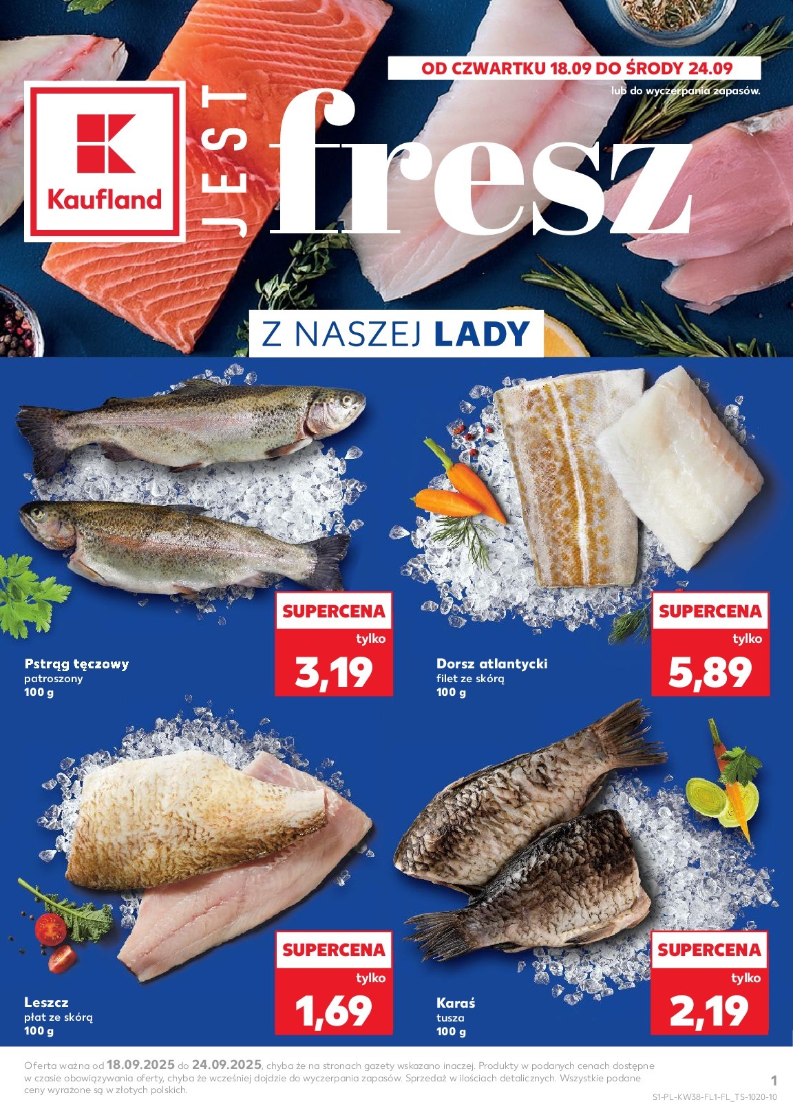 kaufland - Gazetka Kaufland - Z naszej lady - ważna od 18.09. do 24.09.
