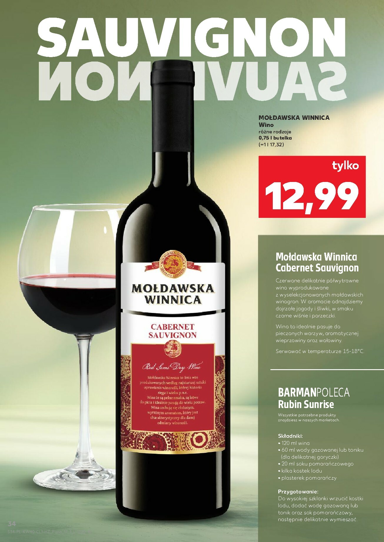kaufland - Gazetka Kaufland - Barek - ważna od 02.10. do 15.10. - page: 34