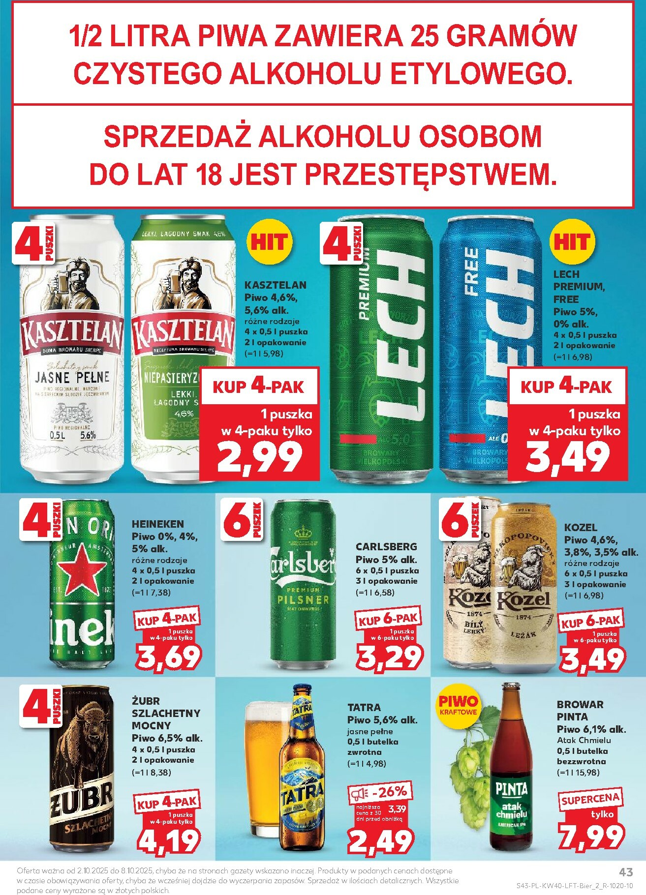kaufland - Gazetka Kaufland - ważna od 02.10. do 08.10. - page: 43