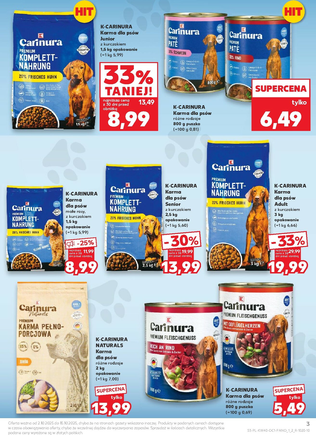 kaufland - Gazetka Kaufland - Zwierzaki - ważna od 02.10. do 15.10. - page: 3